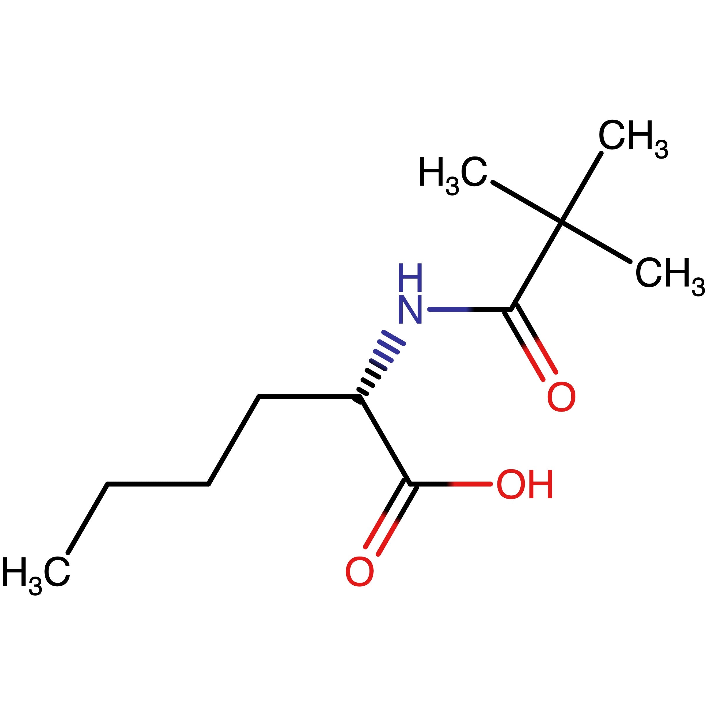 CAS RN 1263052-68-1 | (S)-2-Pivalamidohexanoic acid