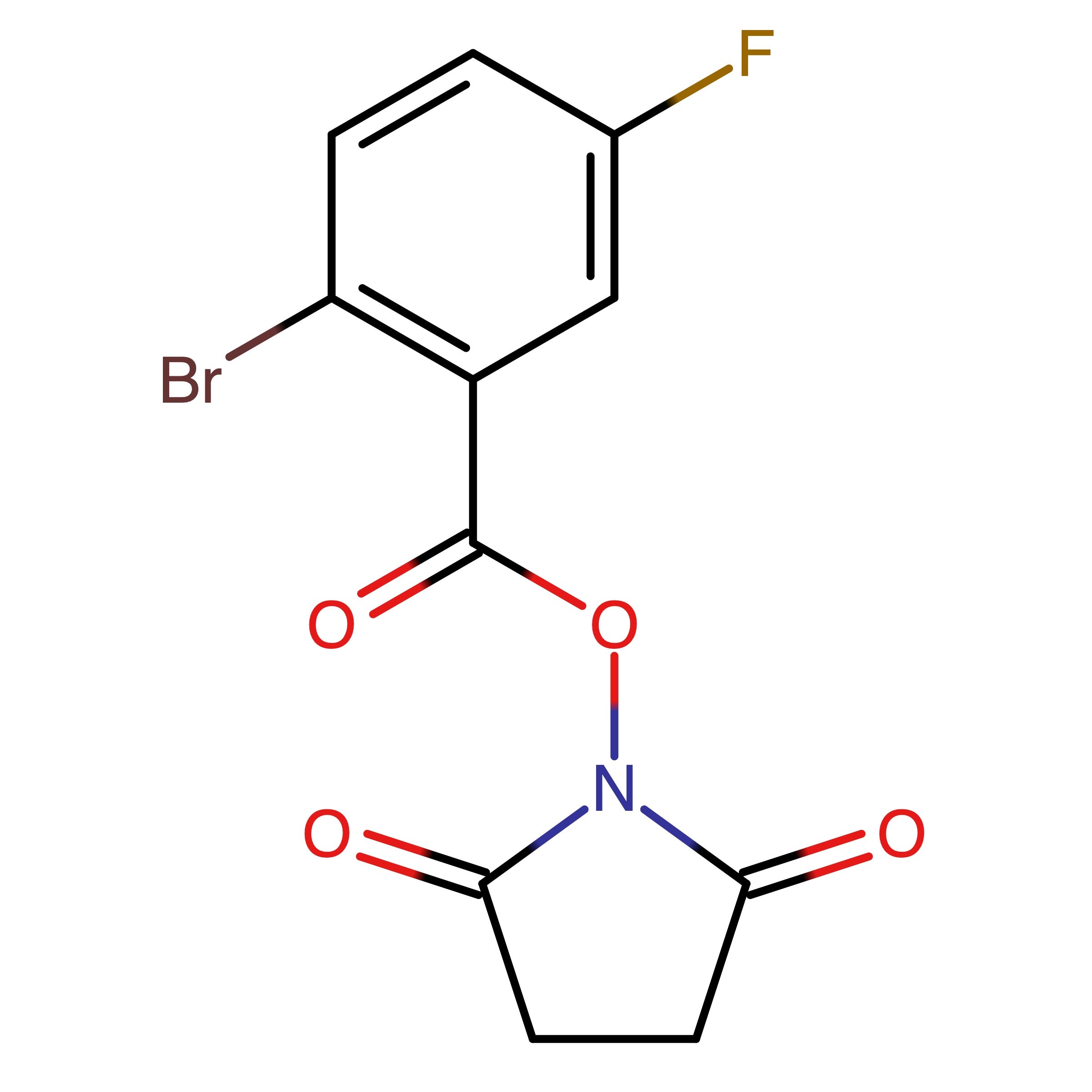 CAS RN 761411-57-8 | 2,5-Dioxopyrrolidin-1-yl 2-bromo-5-fluorobenzoate