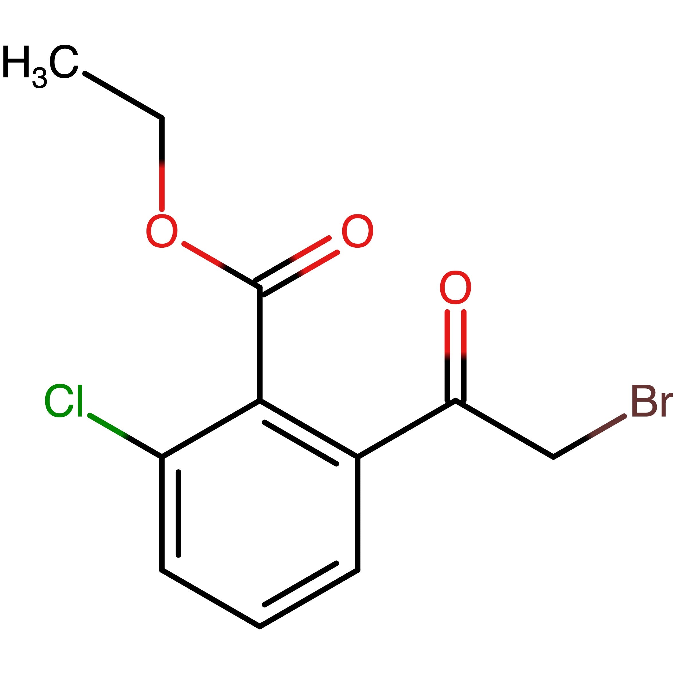 CAS RN 2376686-75-6 | Ethyl 2-(2-bromoacetyl)-6-chlorobenzoate