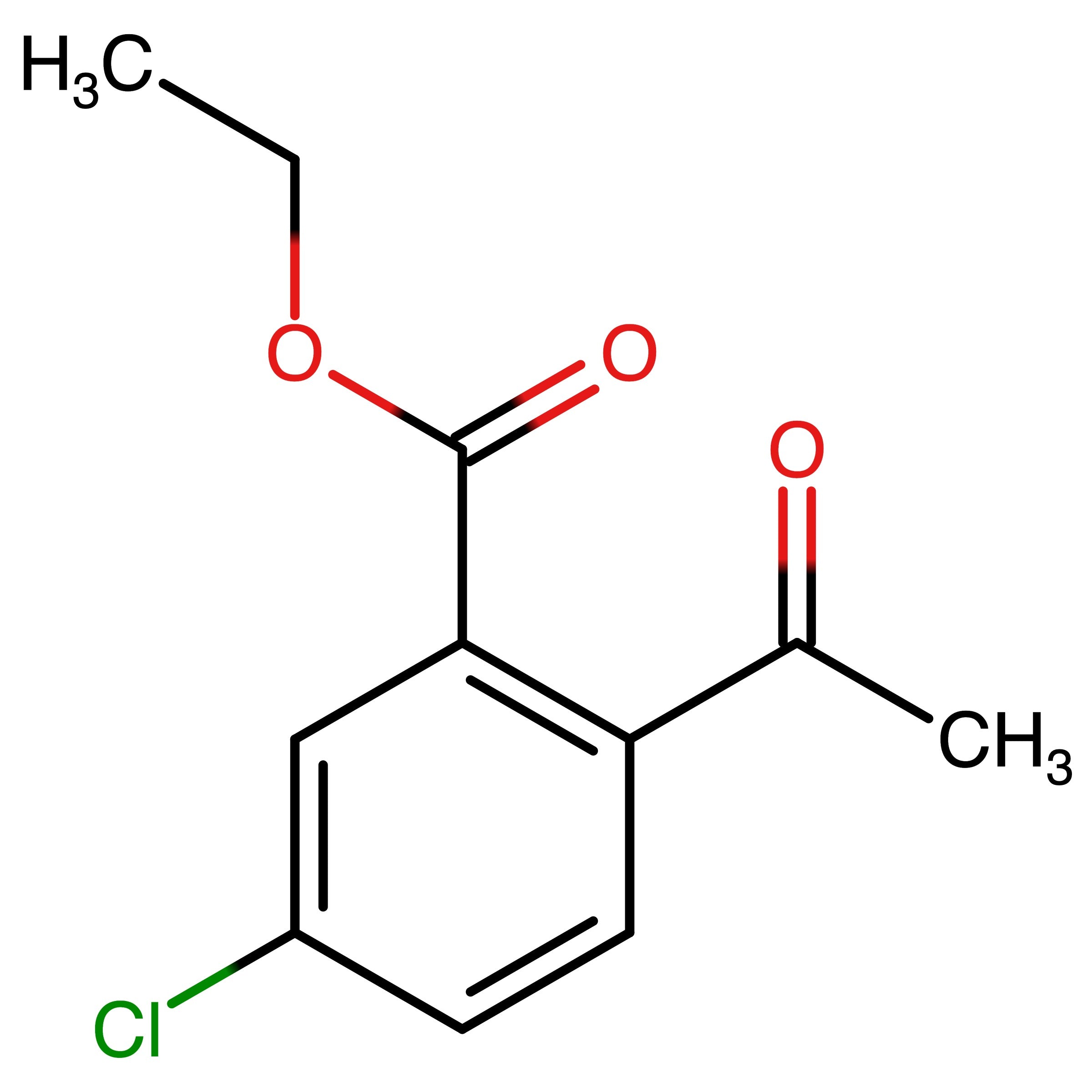 CAS RN 2114293-95-5 | Ethyl 2-acetyl-5-chlorobenzoate