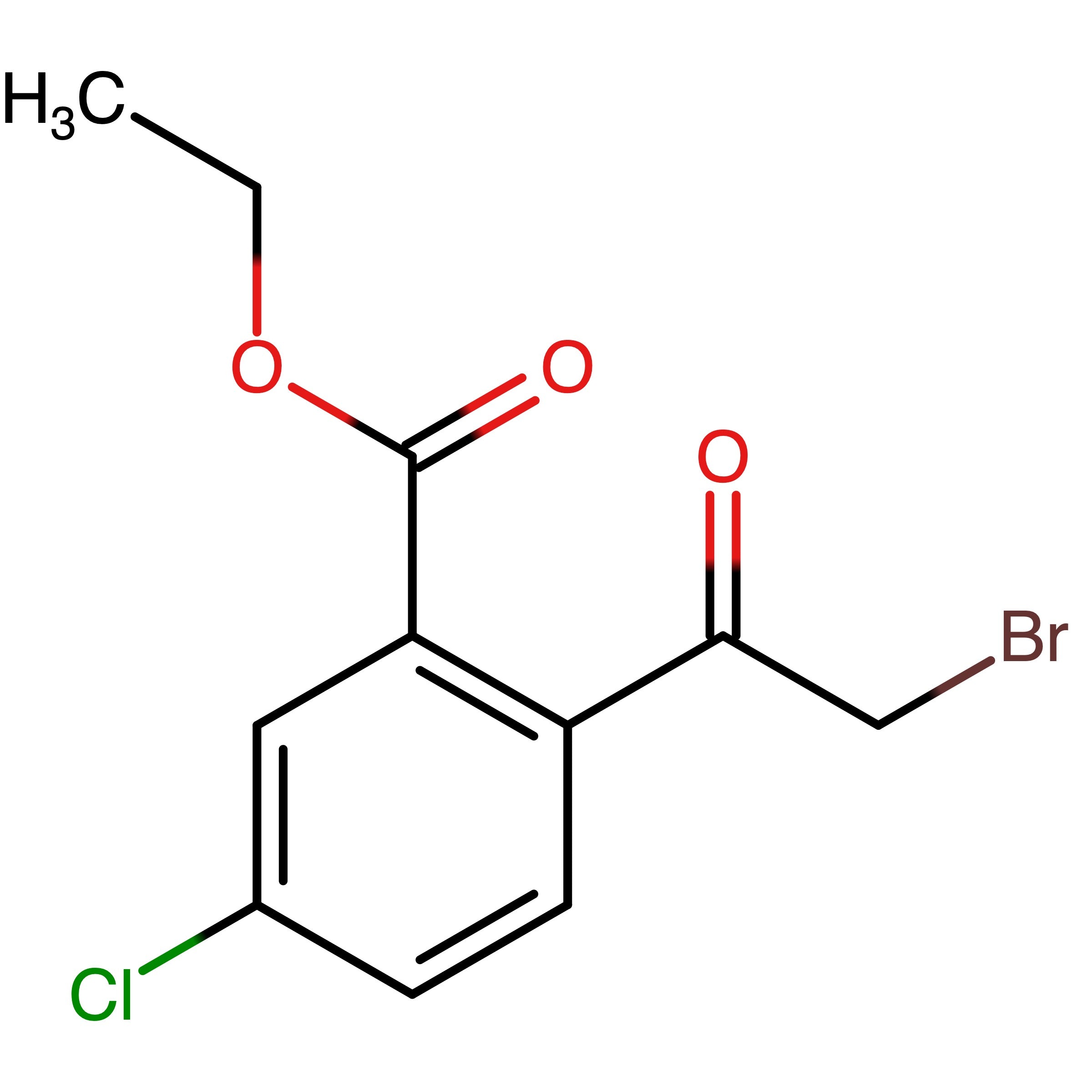 CAS RN 2376686-76-7 | Ethyl 2-(2-bromoacetyl)-5-chlorobenzoate