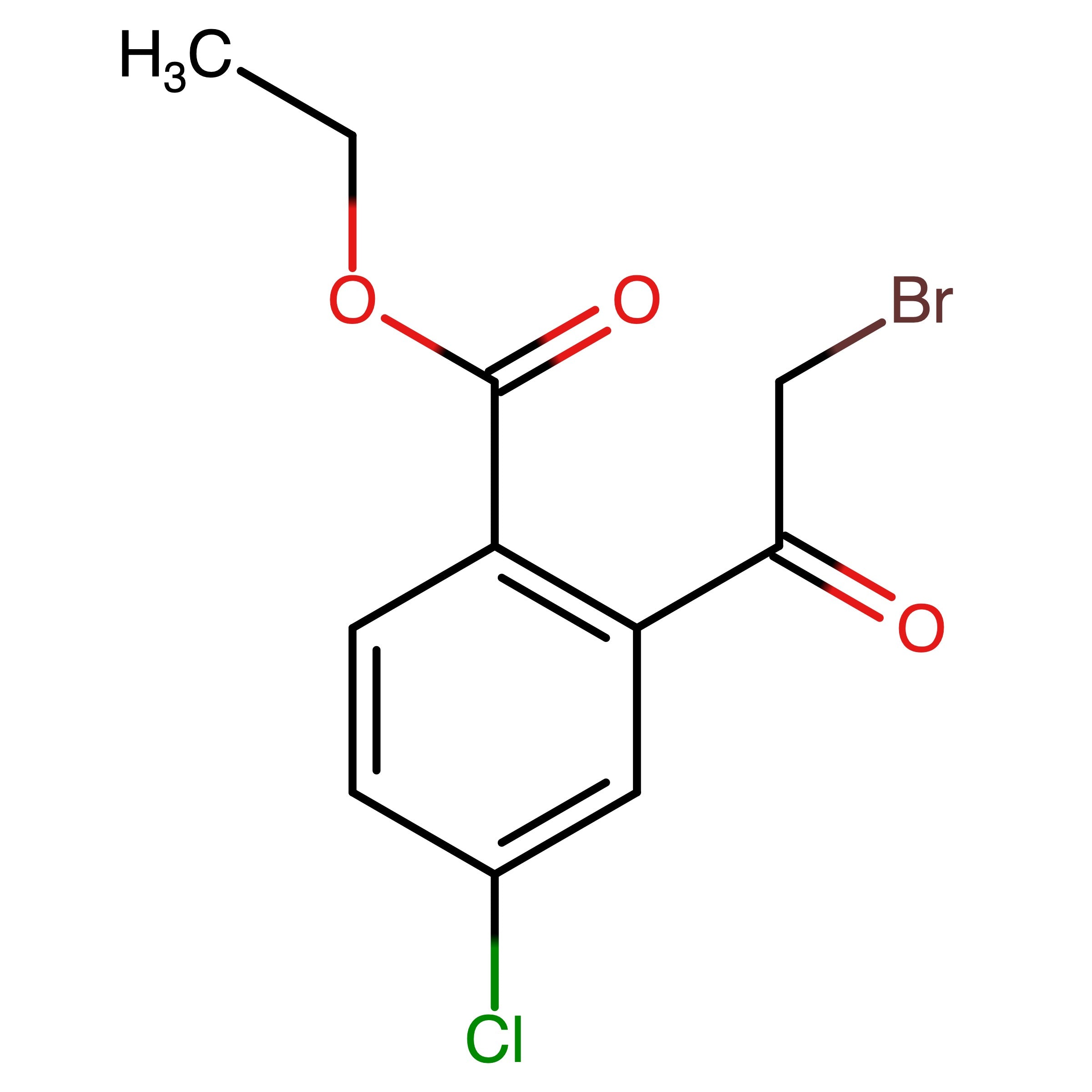 CAS RN 2376686-77-8 | Ethyl 2-(2-bromoacetyl)-4-chlorobenzoate