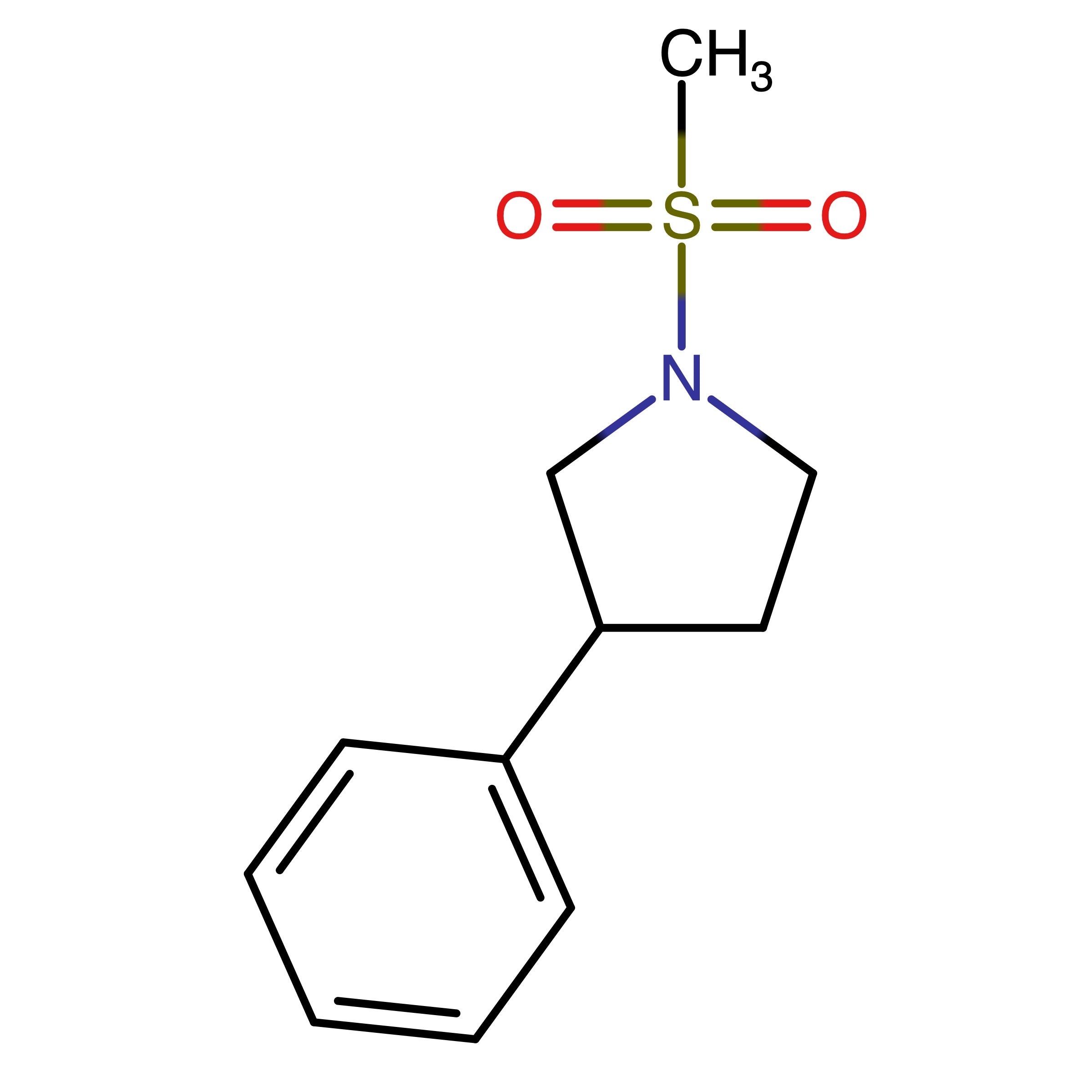 CAS RN 1226437-14-4 | 1-(Methylsulfonyl)-3-phenylpyrrolidine