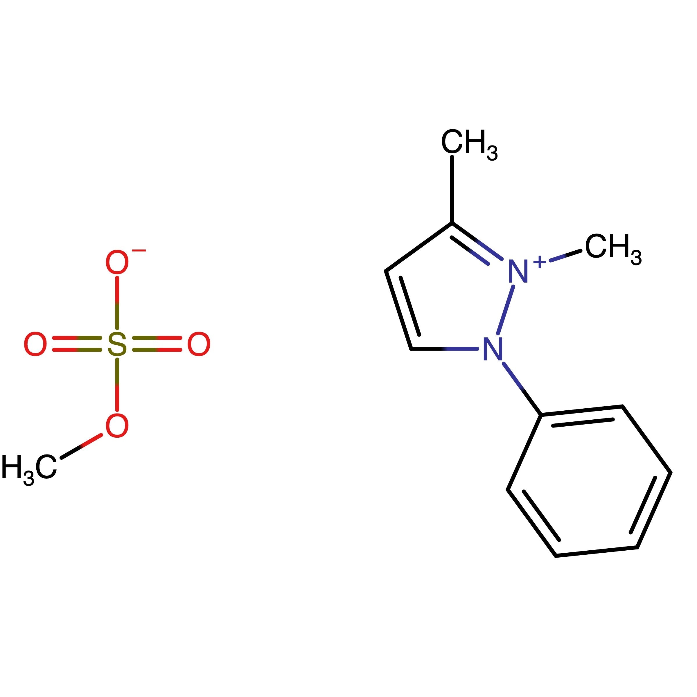 CAS RN 917249-43-5 | 2,3-Dimethyl-1-phenyl-1H-pyrazol-2-ium methyl sulfate