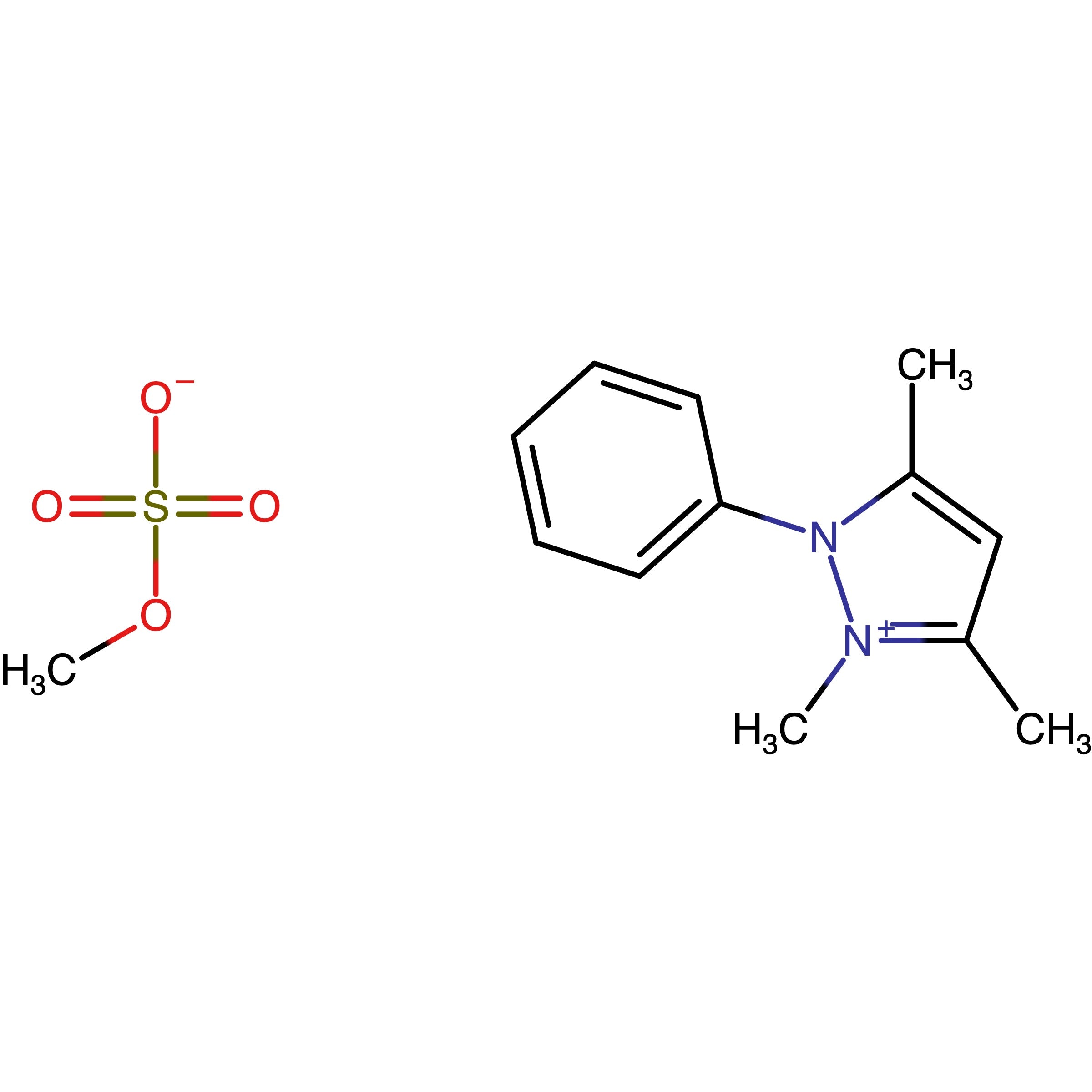 CAS RN 917249-44-6 | 2,3,5-Trimethyl-1-phenyl-1H-pyrazol-2-ium methyl sulfate