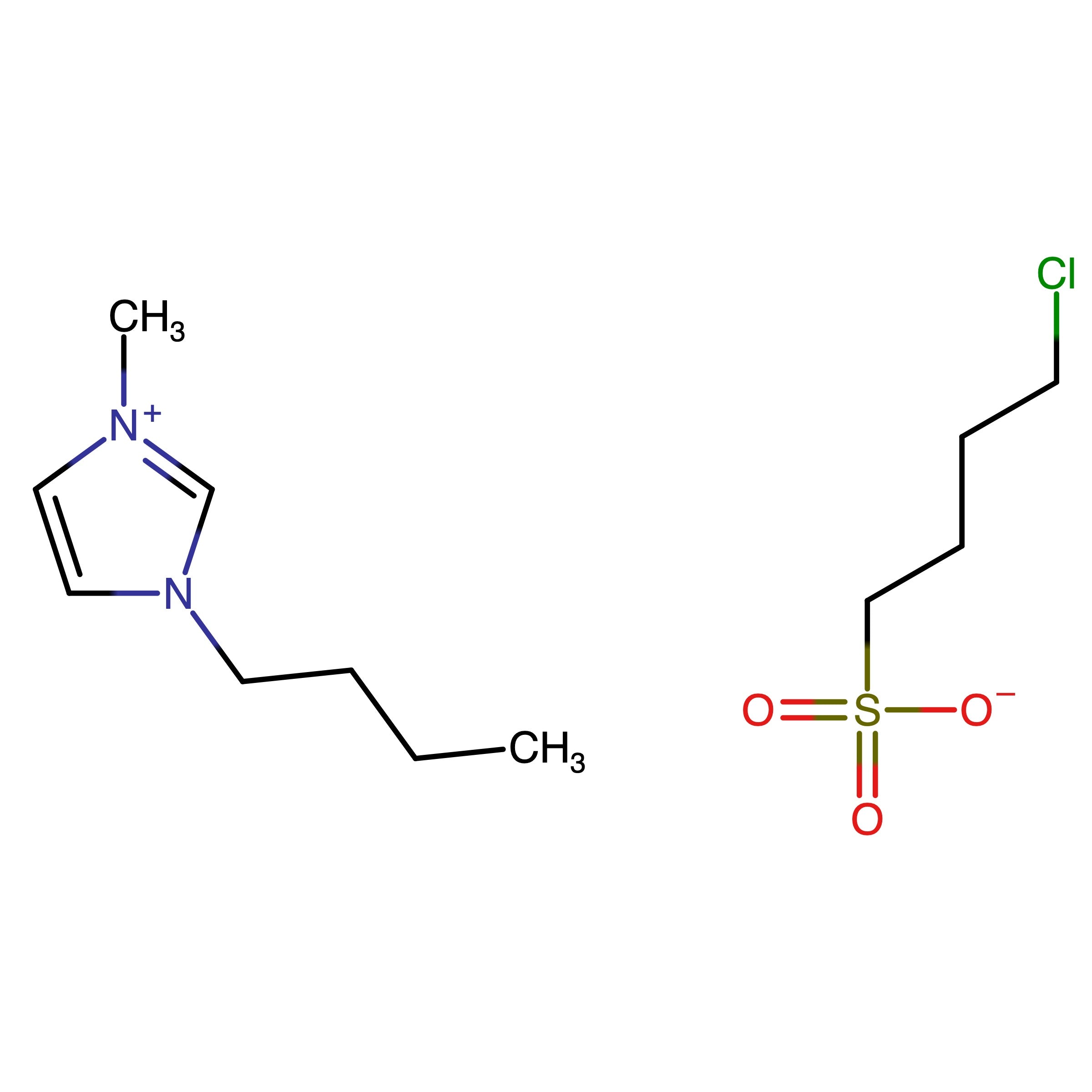 CAS RN 1202271-14-4 | 1-Butyl-3-methyl-1H-imidazol-3-ium 4-chlorobutane-1-sulfonate