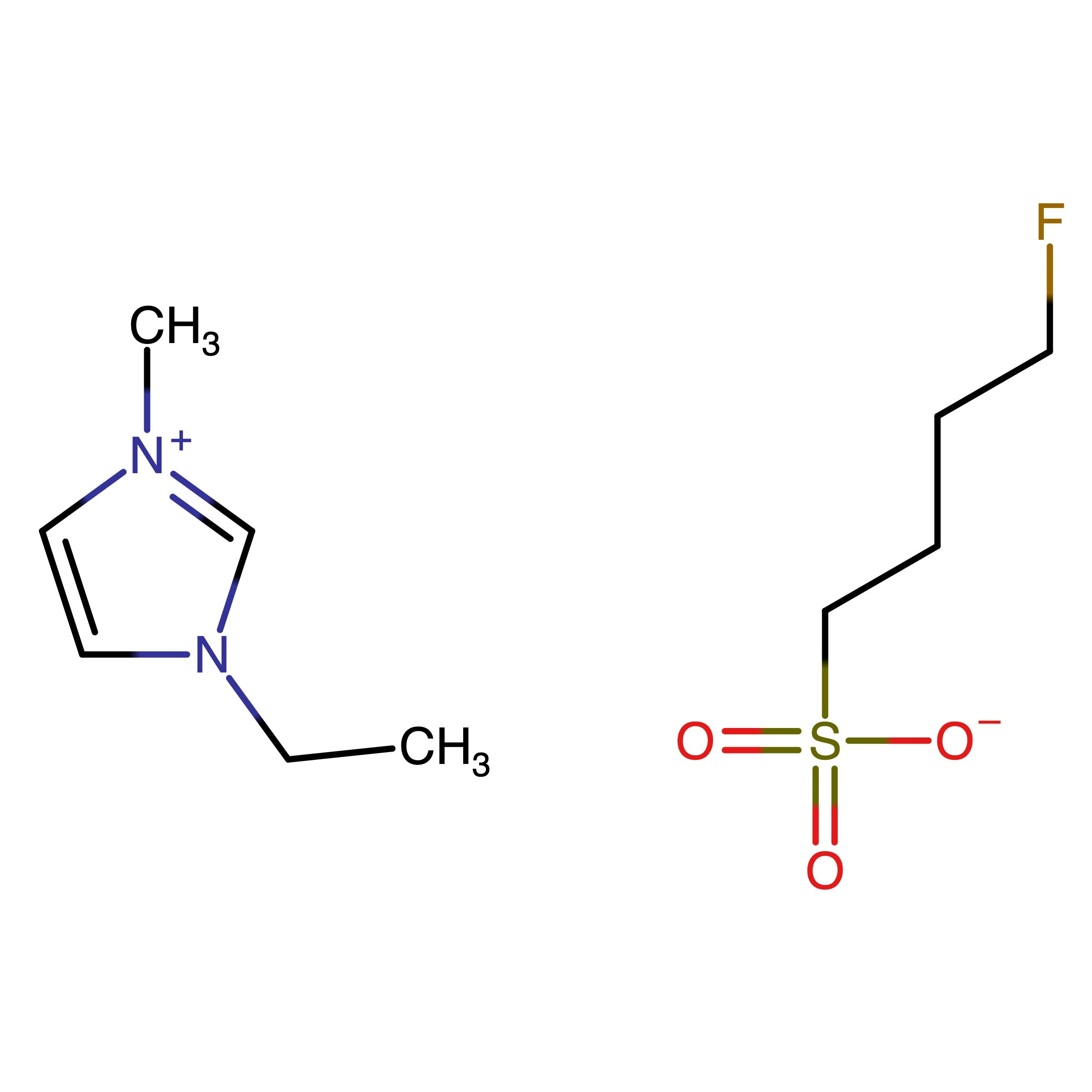 CAS RN 1202271-19-9 | 1-Ethyl-3-methyl-1H-imidazol-3-ium 4-fluorobutane-1-sulfonate