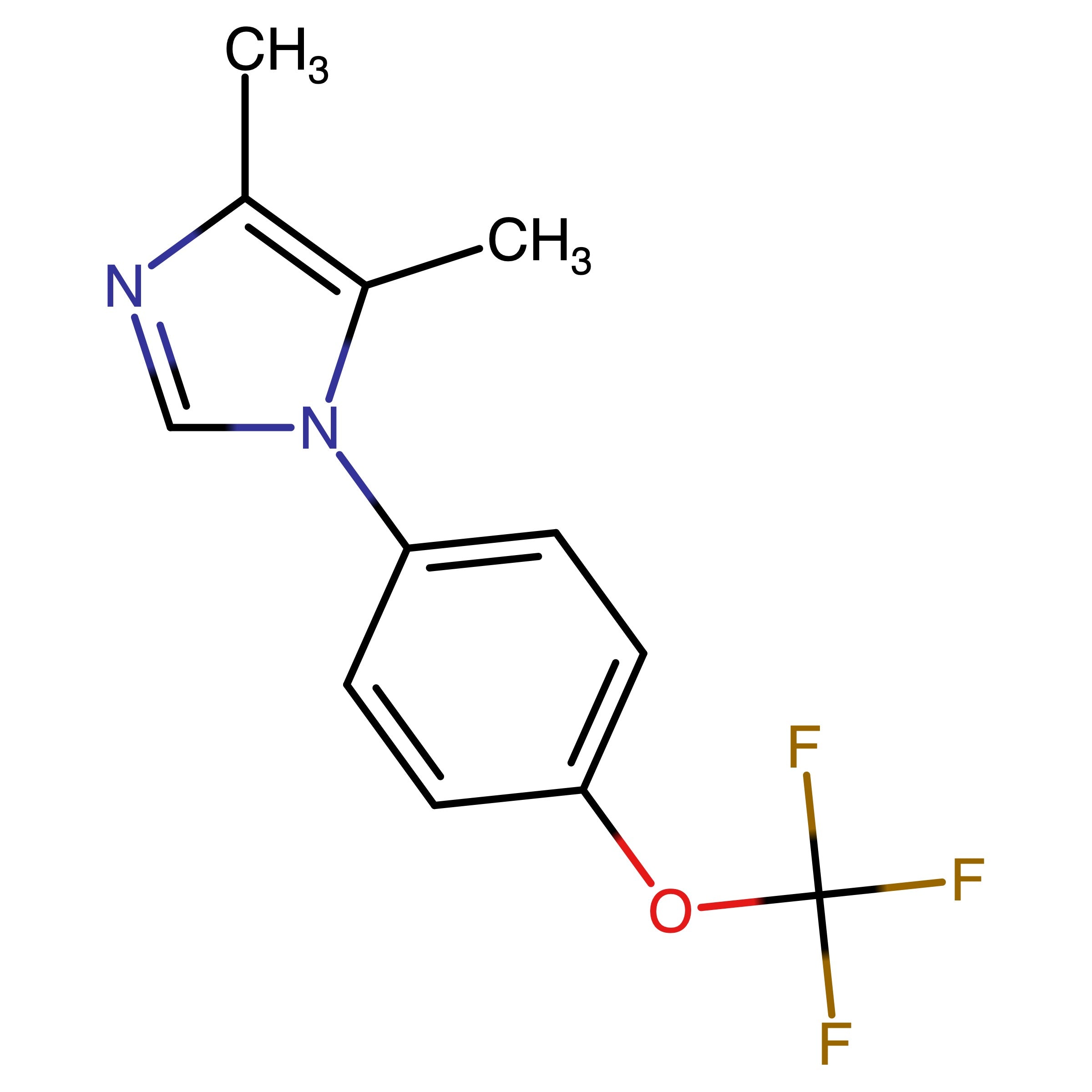 CAS RN 3049364-94-2 | 4,5-Dimethyl-1-(4-(trifluoromethoxy)phenyl)-1H-imidazole