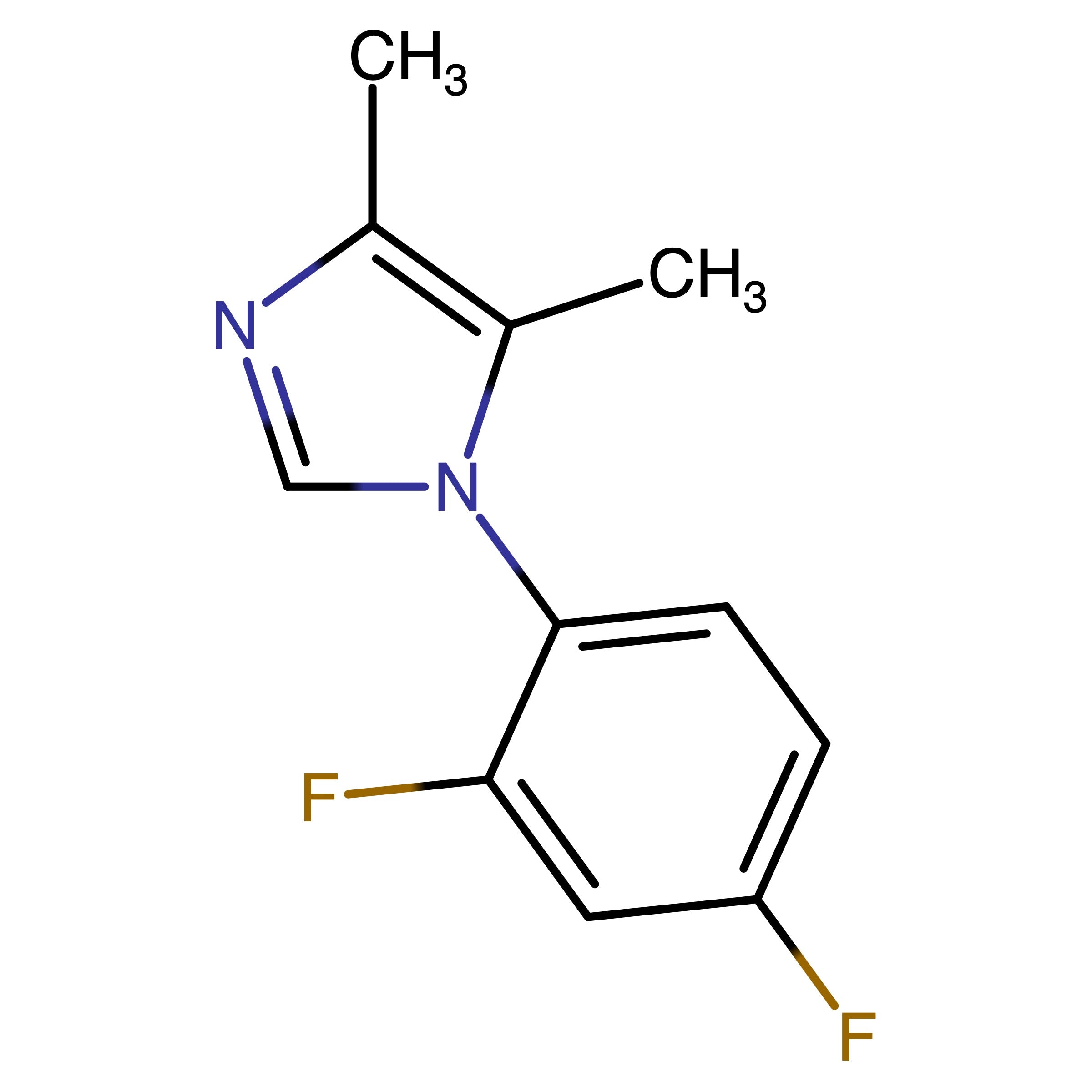 CAS RN 3049364-95-3 | 1-(2,4-Difluorophenyl)-4,5-dimethyl-1H-imidazole