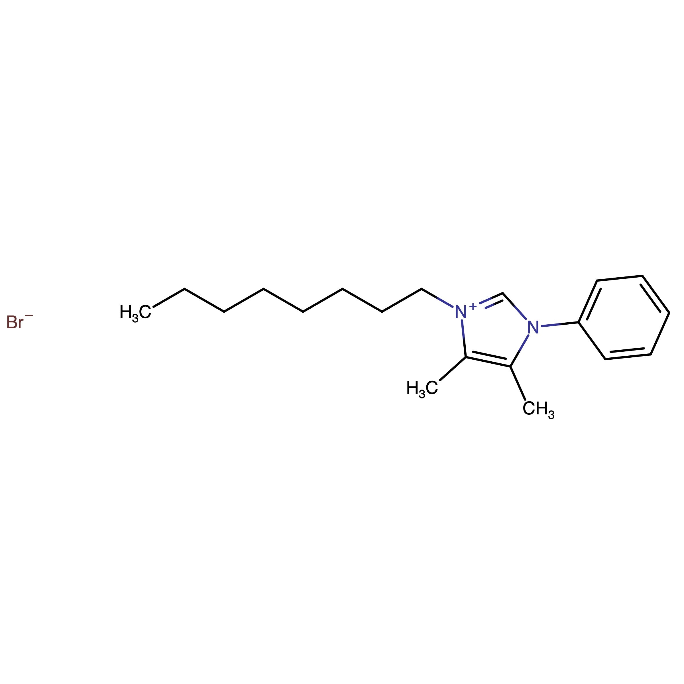 CAS RN 3049364-98-6 | 4,5-Dimethyl-3-octyl-1-phenyl-1H-imidazol-3-ium bromide