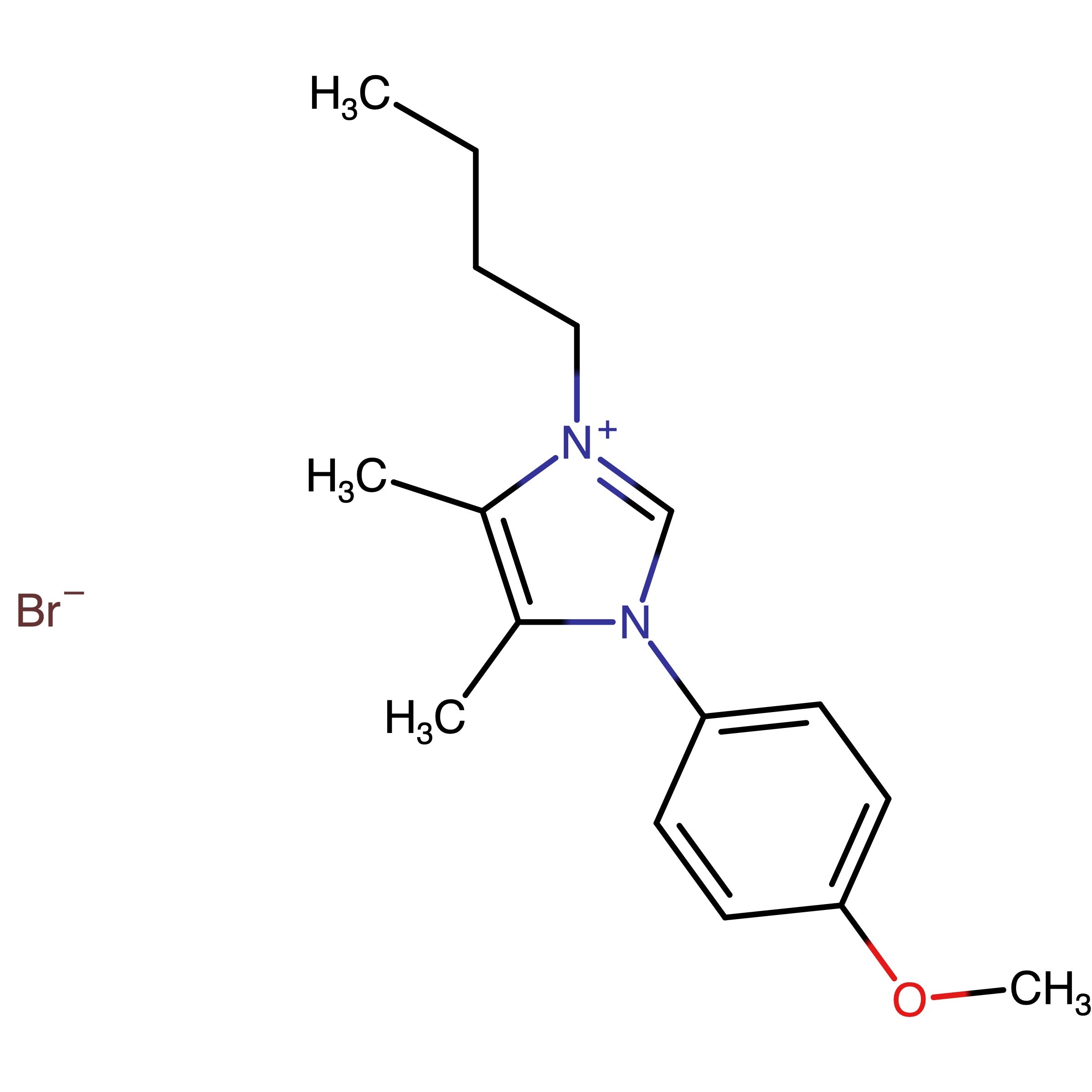 CAS RN 3049365-08-1 | 3-Butyl-1-(4-methoxyphenyl)-4,5-dimethyl-1H-imidazol-3-ium bromide