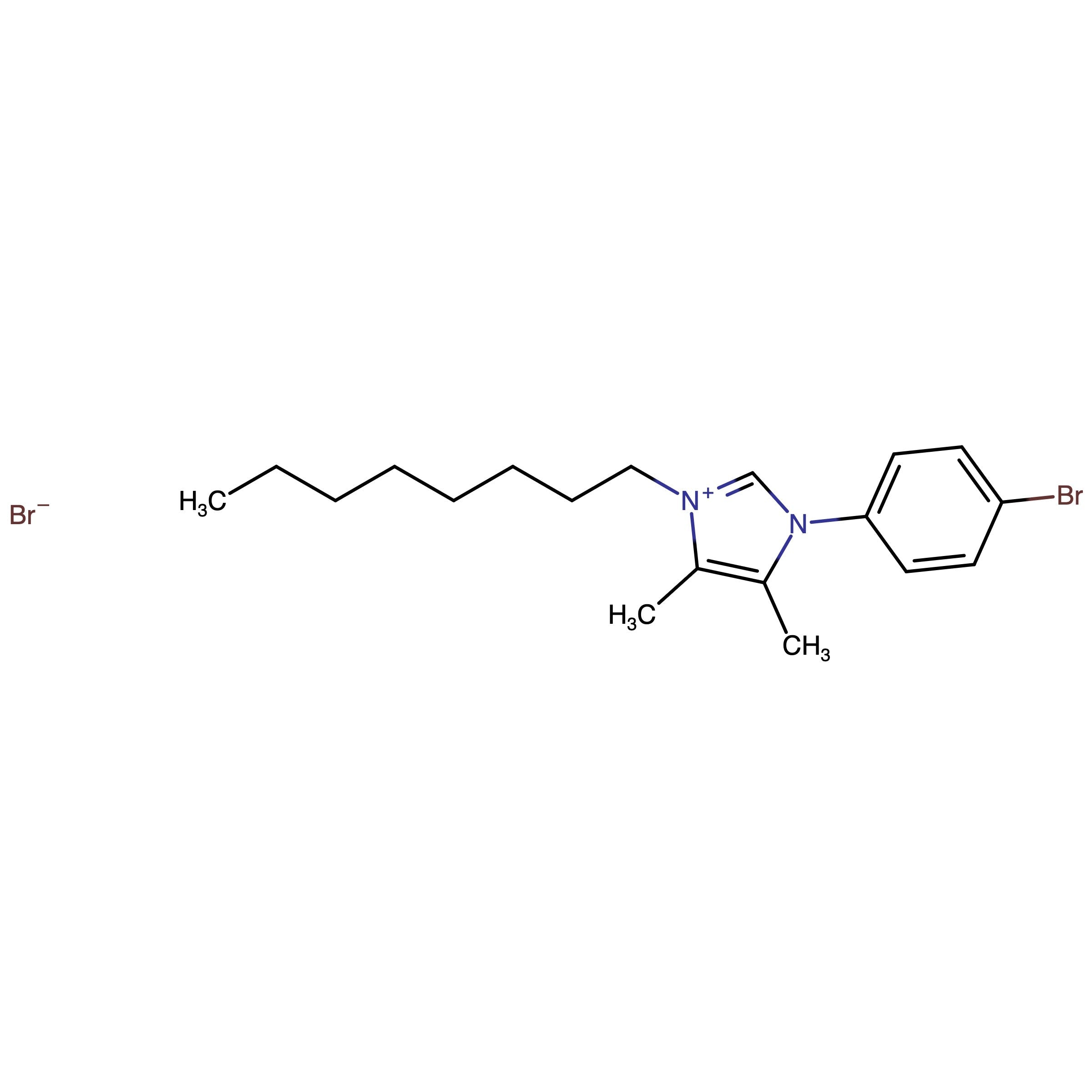 CAS RN 3049365-16-1 | 1-(4-Bromophenyl)-4,5-dimethyl-3-octyl-1H-imidazol-3-ium bromide