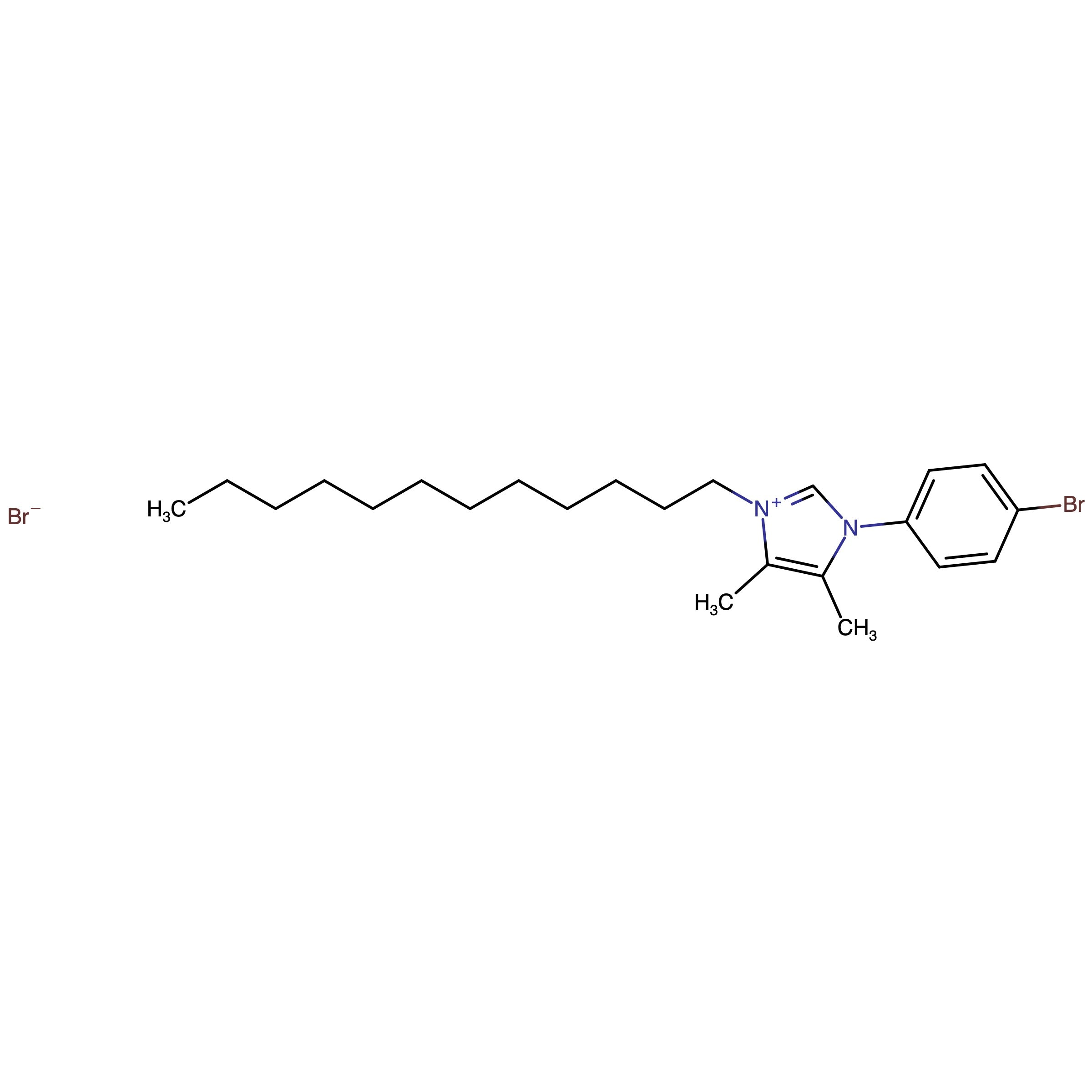 CAS RN 3049365-18-3 | 1-(4-Bromophenyl)-3-dodecyl-4,5-dimethyl-1H-imidazol-3-ium bromide