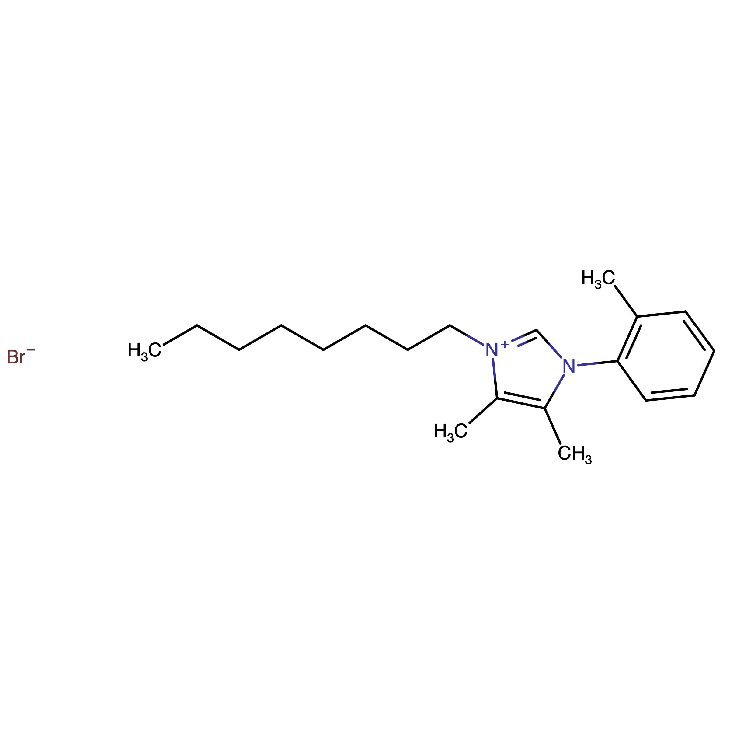 CAS RN 3049365-34-3 | 4,5-Dimethyl-3-octyl-1-(o-tolyl)-1H-imidazol-3-ium bromide