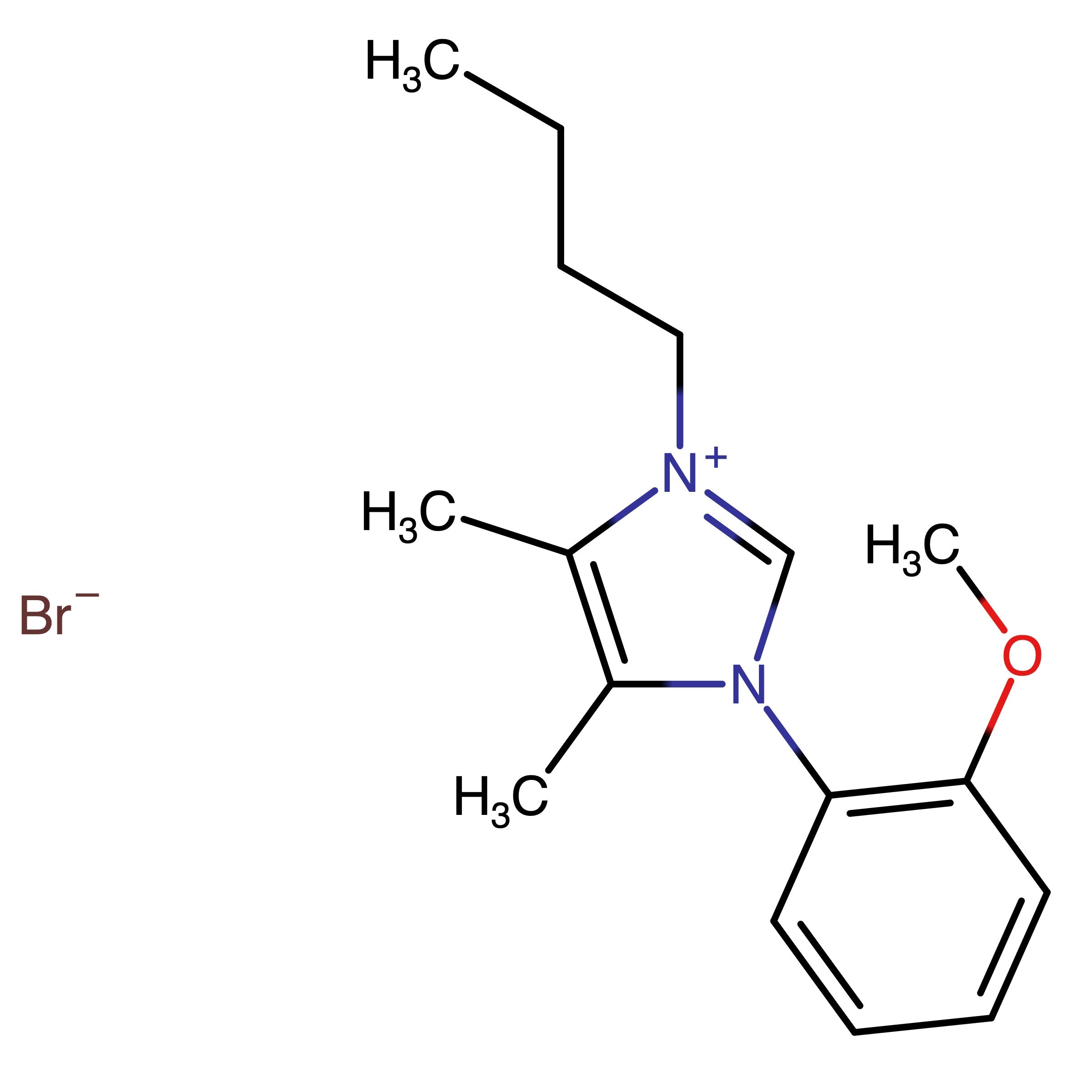 CAS RN 3049365-38-7 | 3-Butyl-1-(2-methoxyphenyl)-4,5-dimethyl-1H-imidazol-3-ium bromide