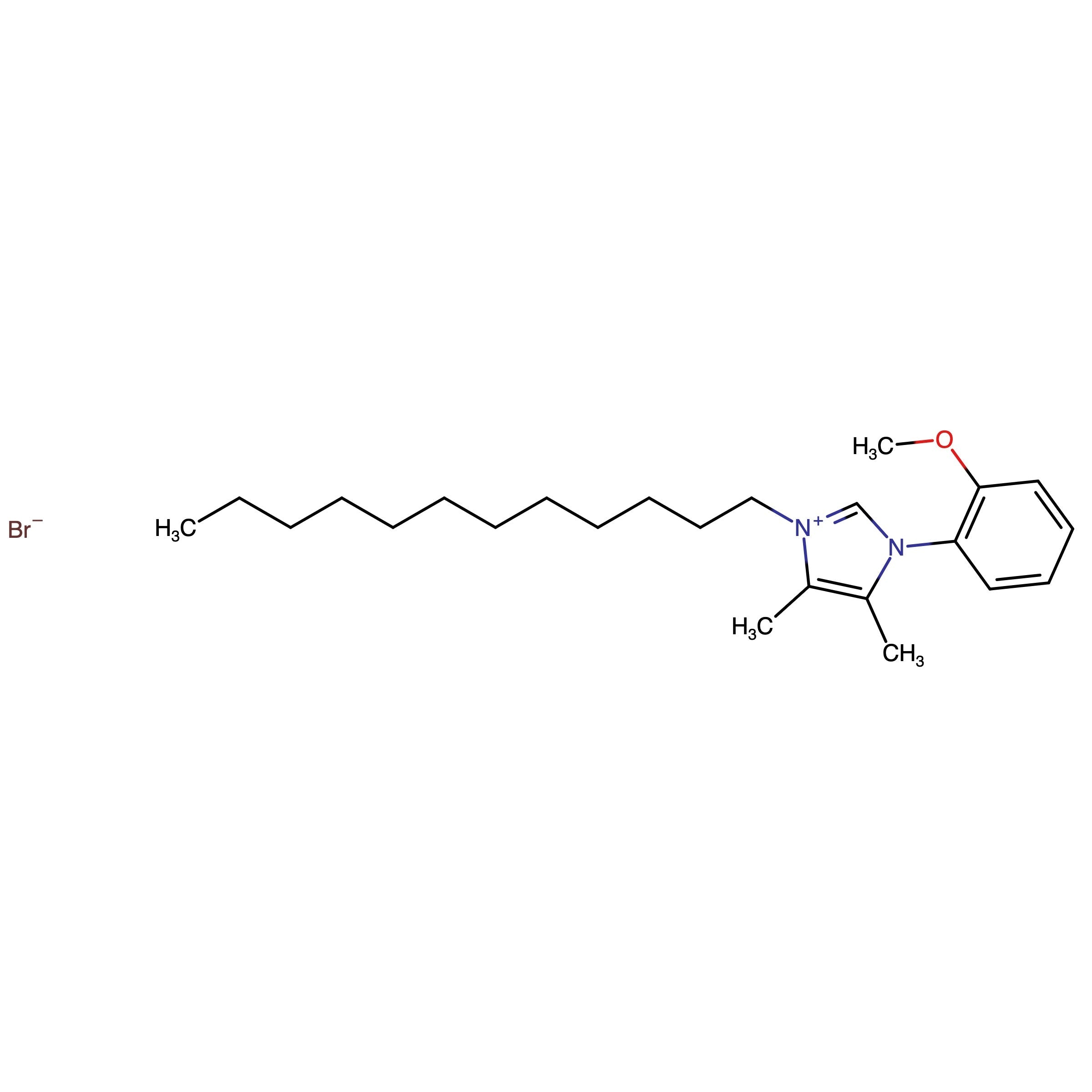 CAS RN 3049365-42-3 | 3-Dodecyl-1-(2-methoxyphenyl)-4,5-dimethyl-1H-imidazol-3-ium bromide