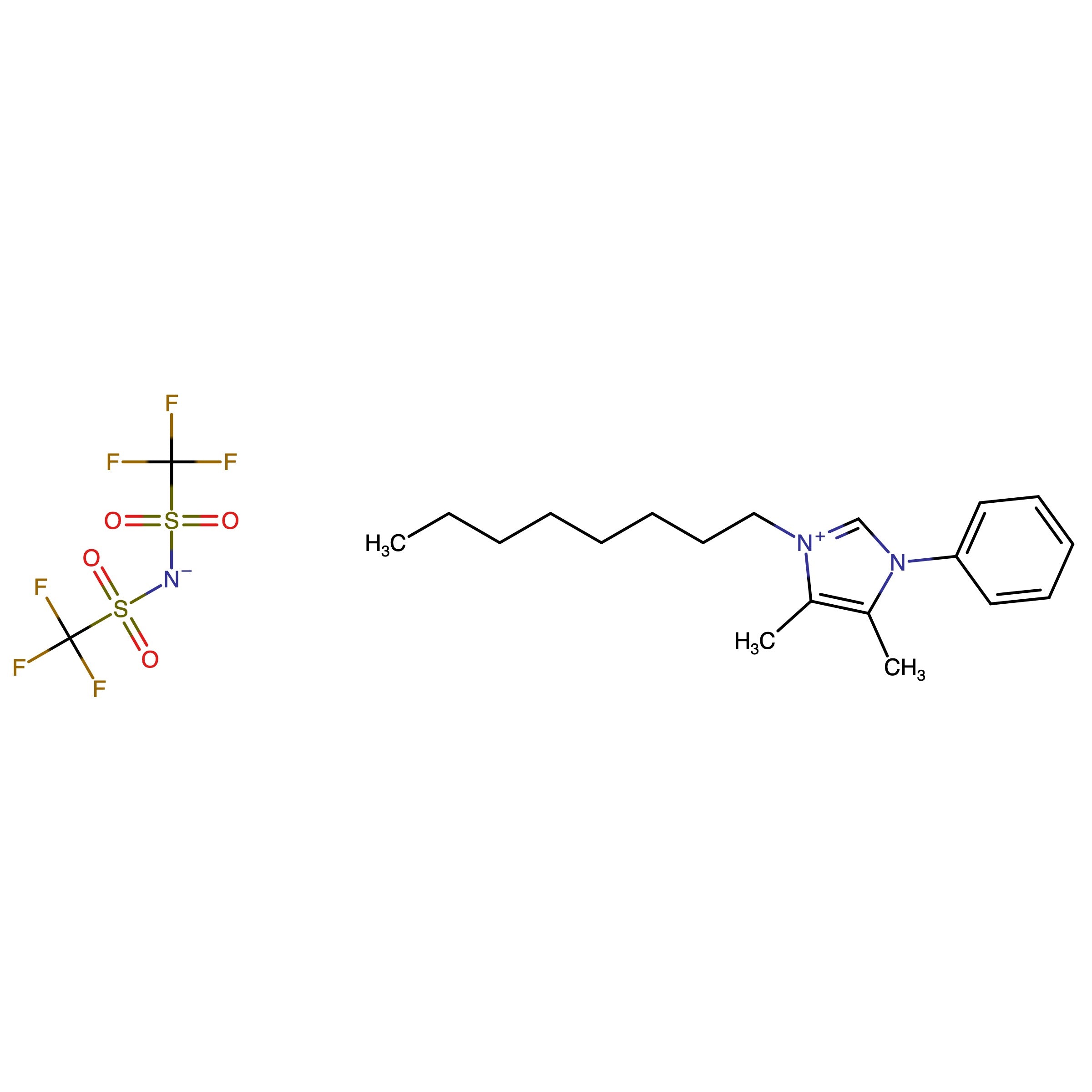 CAS RN 3049365-50-3 | 4,5-Dimethyl-3-octyl-1-phenyl-1H-imidazol-3-ium bis((trifluoromethyl)sulfonyl)amide