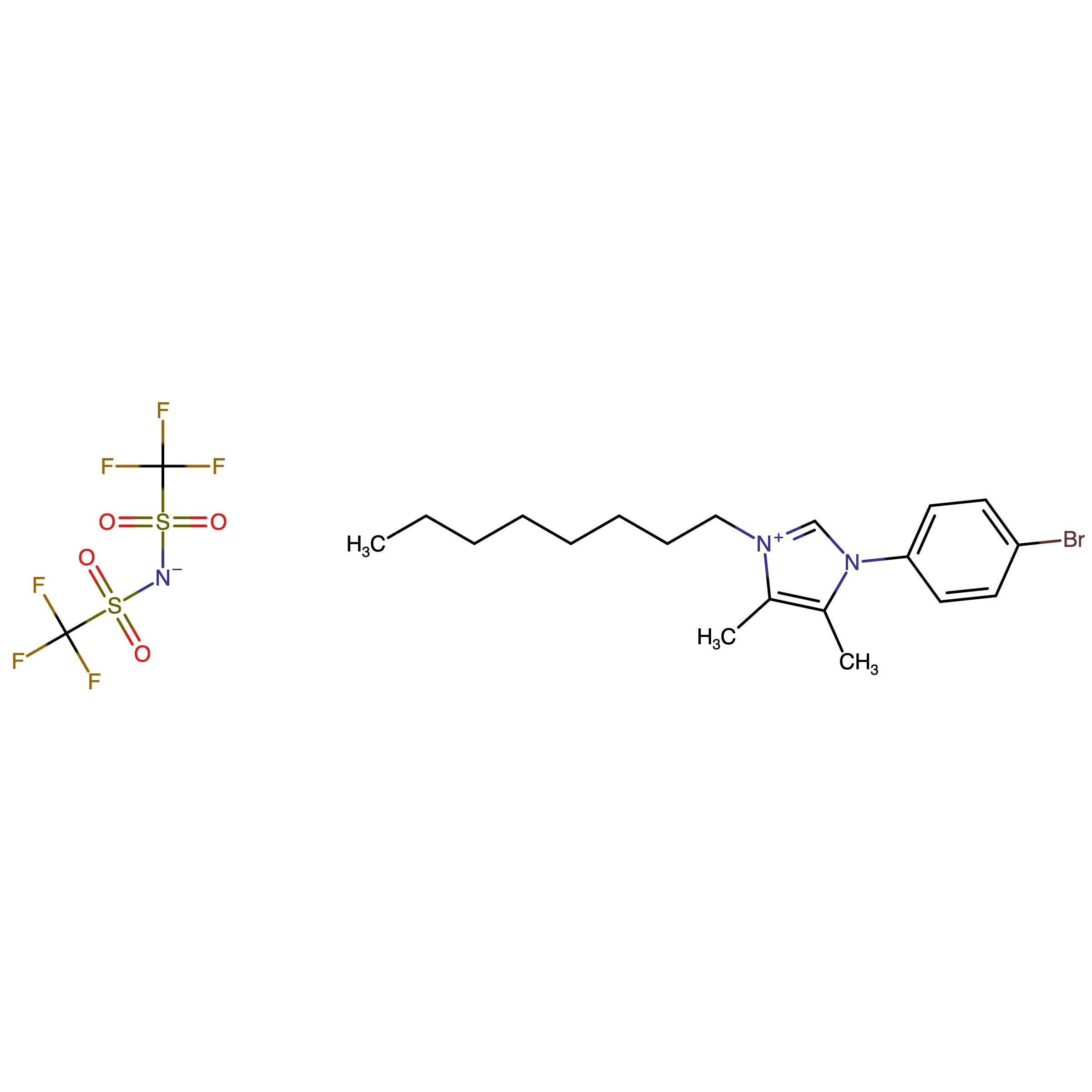 CAS RN 3049365-59-2 | 1-(4-Bromophenyl)-4,5-dimethyl-3-octyl-1H-imidazol-3-ium bis((trifluoromethyl)sulfonyl)amide