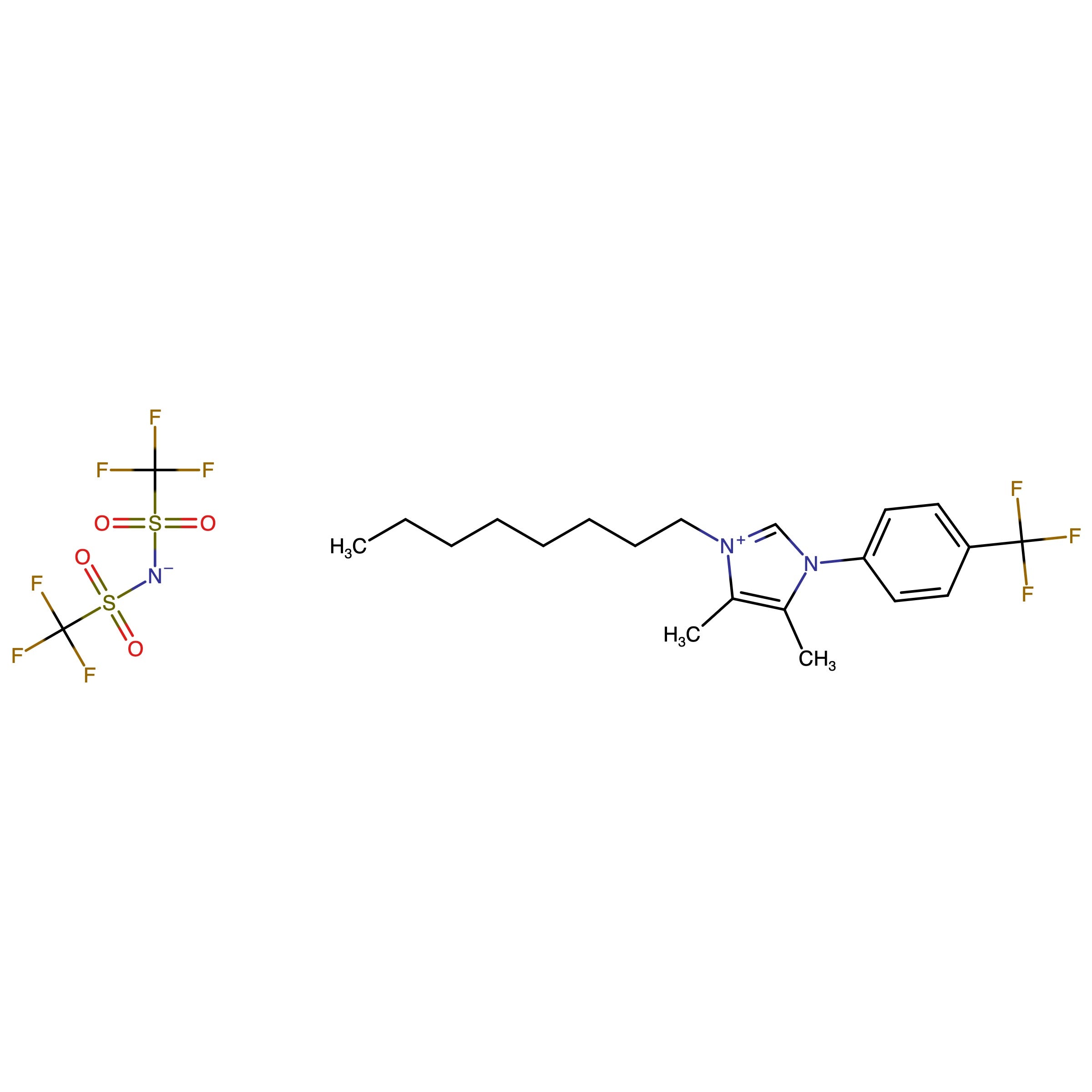 CAS RN 3049365-62-7 | 4,5-Dimethyl-3-octyl-1-(4-(trifluoromethyl)phenyl)-1H-imidazol-3-ium bis((trifluoromethyl)sulfonyl)amide