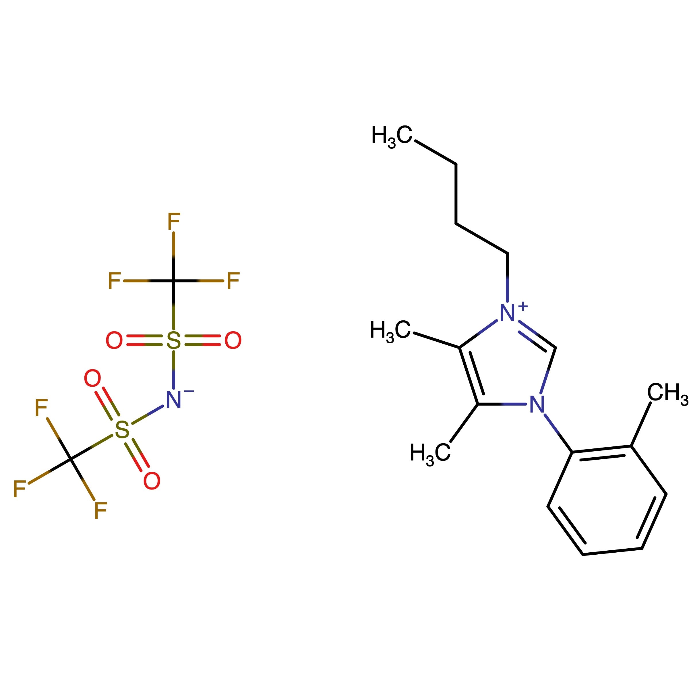 CAS RN 3049365-67-2 | 3-Butyl-4,5-dimethyl-1-(o-tolyl)-1H-imidazol-3-ium bis((trifluoromethyl)sulfonyl)amide