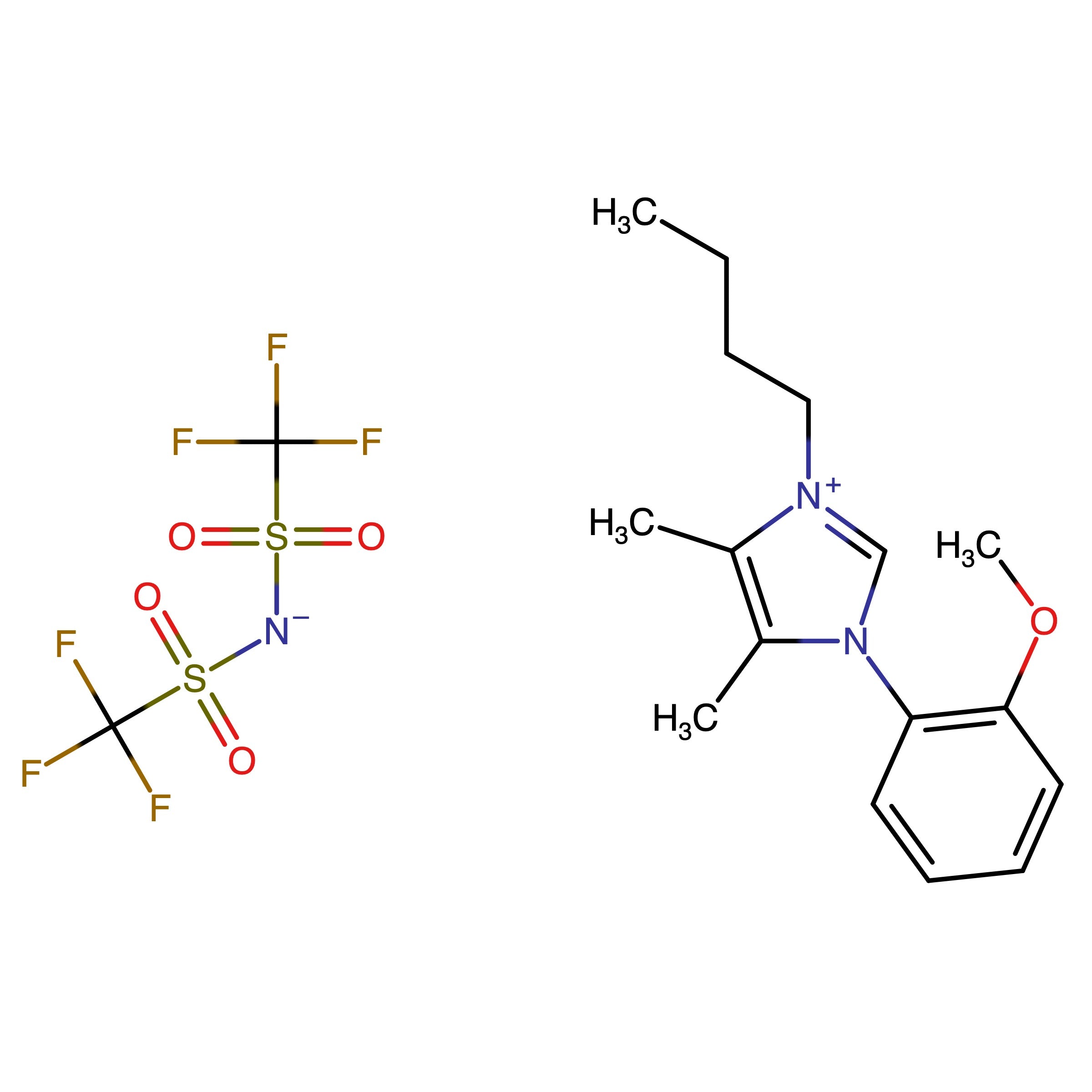 CAS RN 3049365-70-7 | 3-Butyl-1-(2-methoxyphenyl)-4,5-dimethyl-1H-imidazol-3-ium bis((trifluoromethyl)sulfonyl)amide