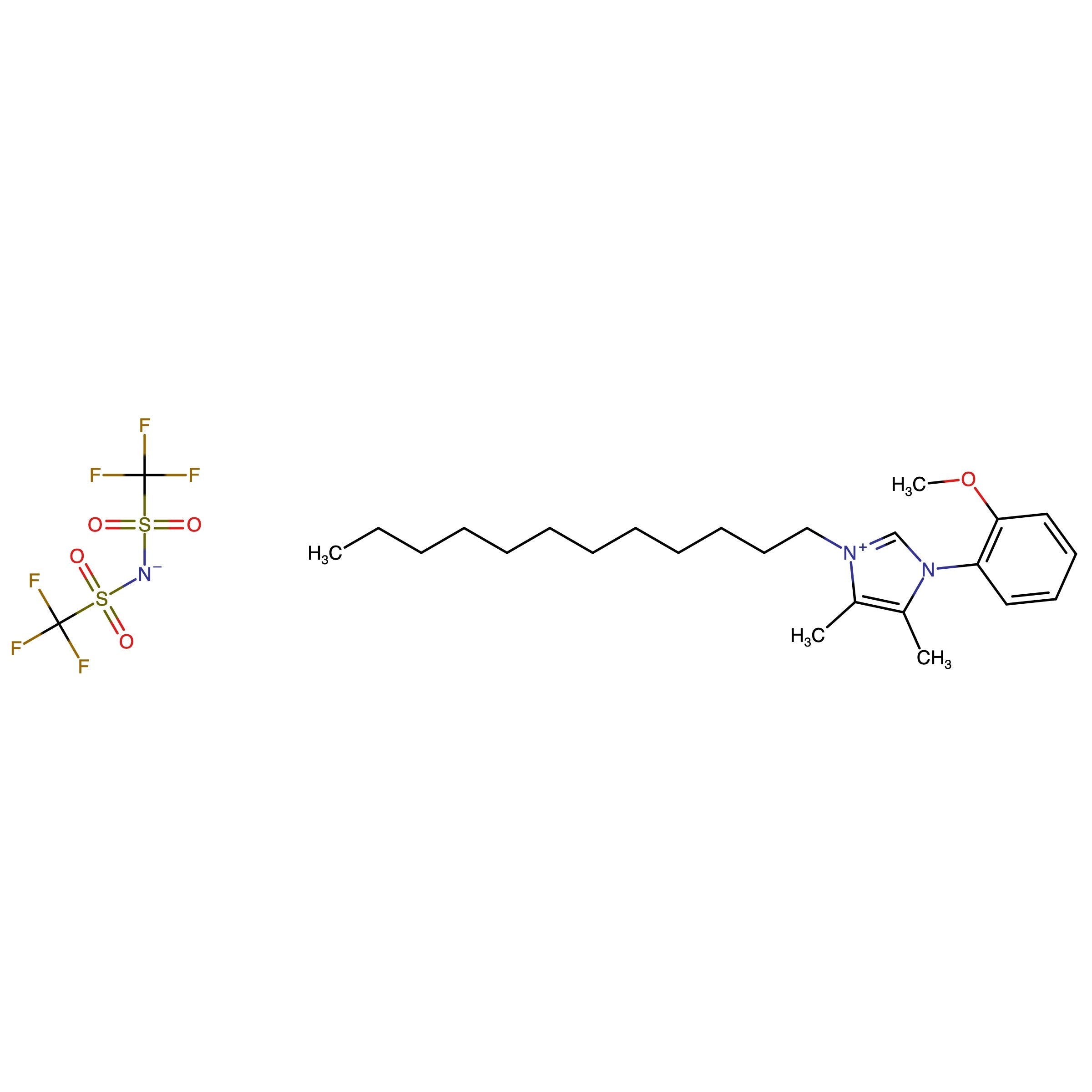 CAS RN 3049365-72-9 | 3-Dodecyl-1-(2-methoxyphenyl)-4,5-dimethyl-1H-imidazol-3-ium bis((trifluoromethyl)sulfonyl)amide