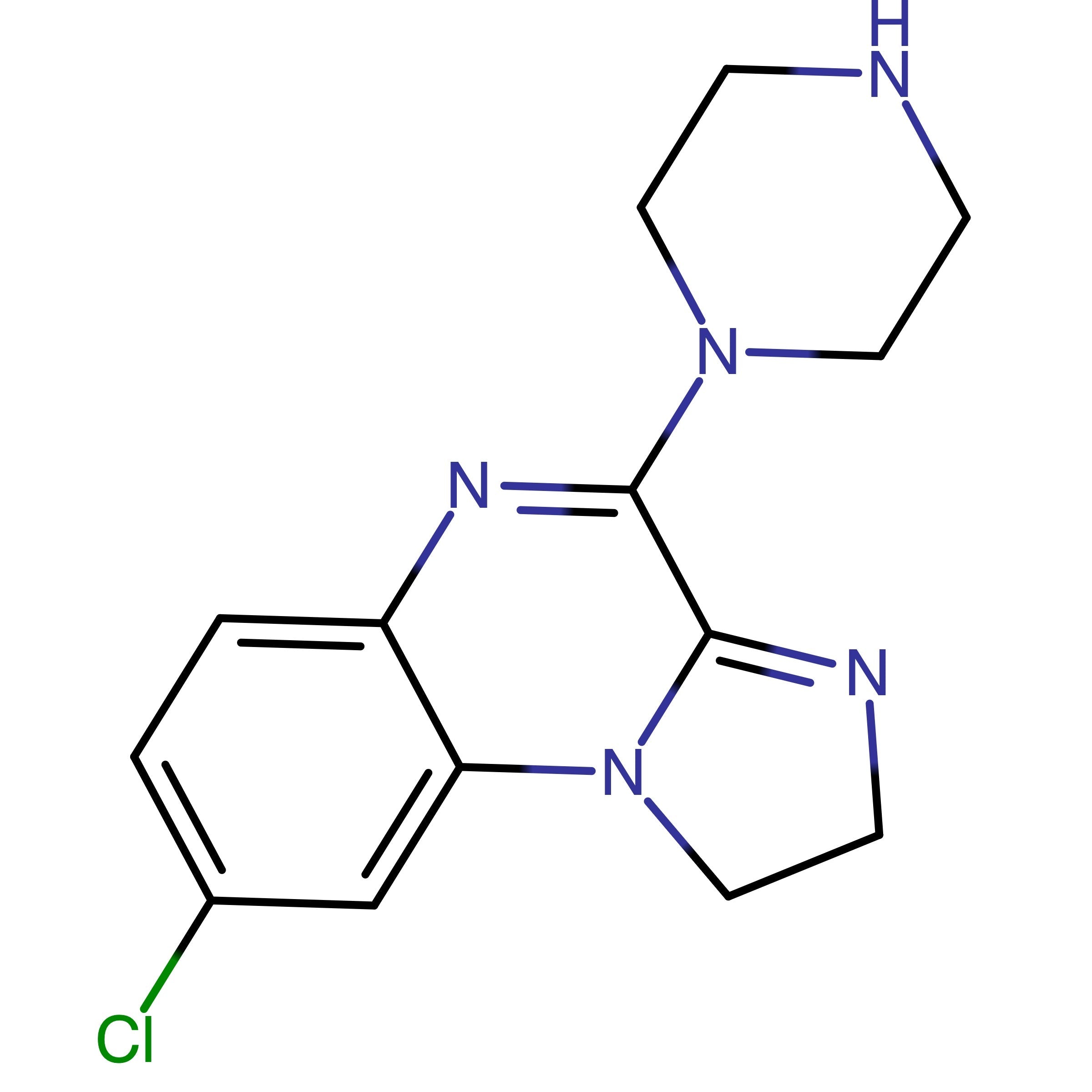 CAS RN 1217300-52-1 | 8-Chloro-4-(piperazin-1-yl)-1,2-dihydroimidazo[1,2-a]quinoxaline