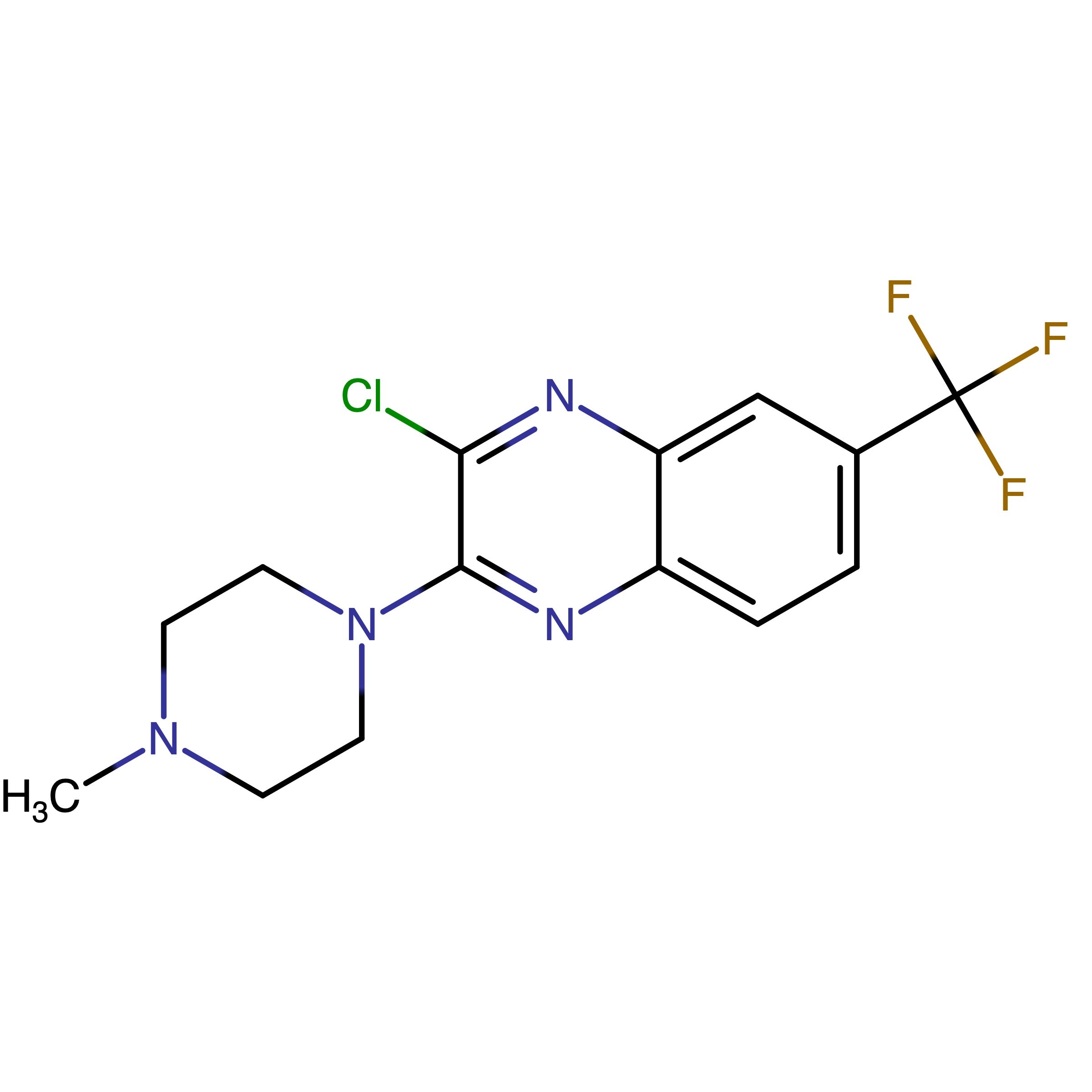CAS RN 1217300-79-2 | 3-Chloro-2-(4-methylpiperazin-1-yl)-6-(trifluoromethyl)quinoxaline