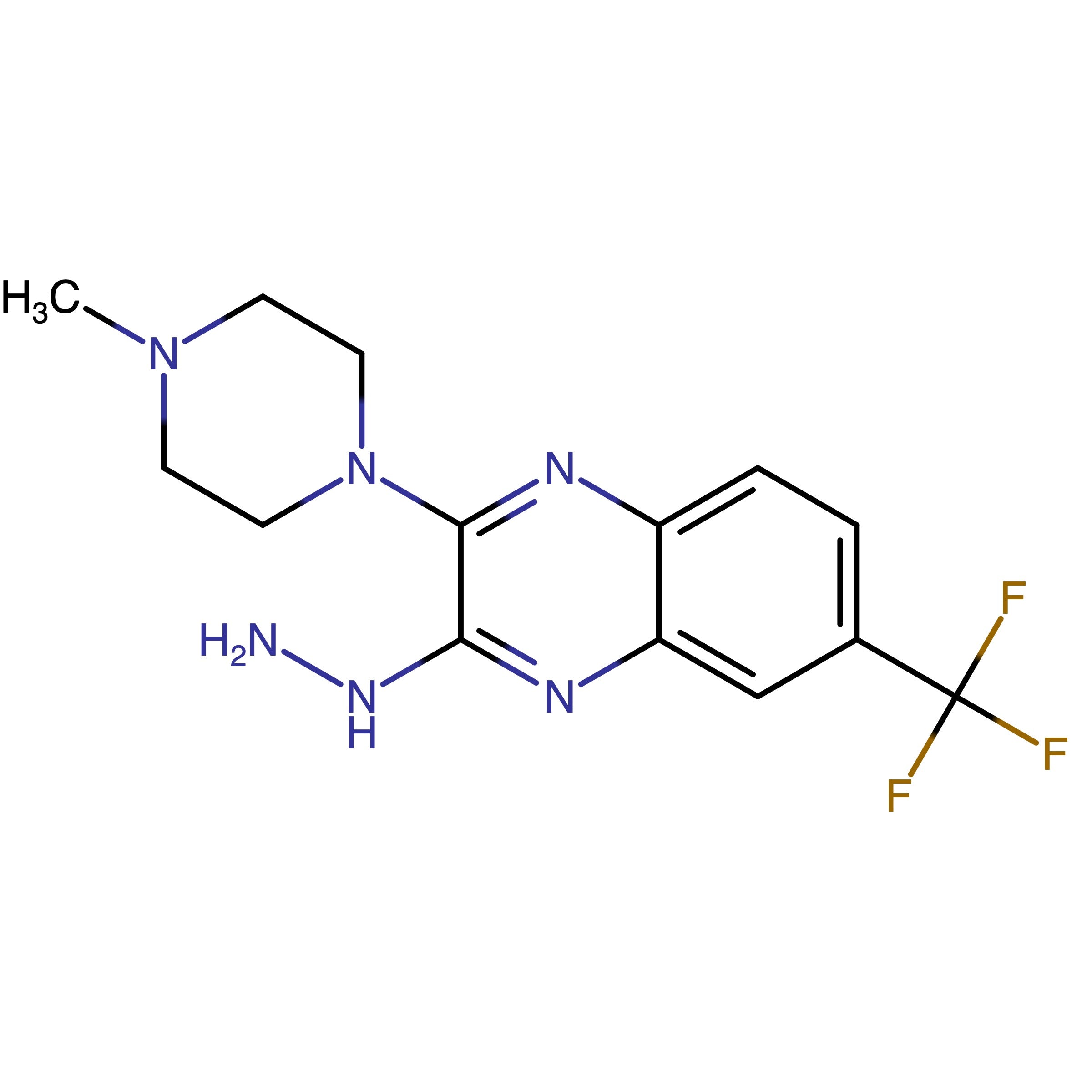 CAS RN 1217300-80-5 | 3-Hydrazineyl-2-(4-methylpiperazin-1-yl)-6-(trifluoromethyl)quinoxaline