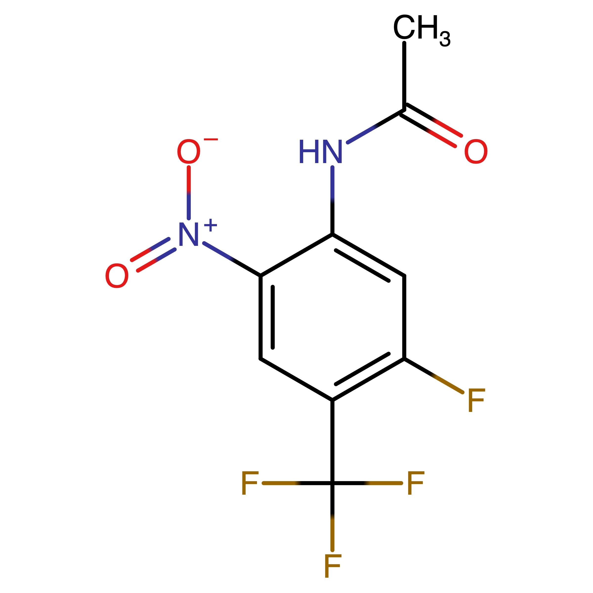 CAS RN 1026828-94-3 | N-(5-Fluoro-2-nitro-4-(trifluoromethyl)phenyl)acetamide