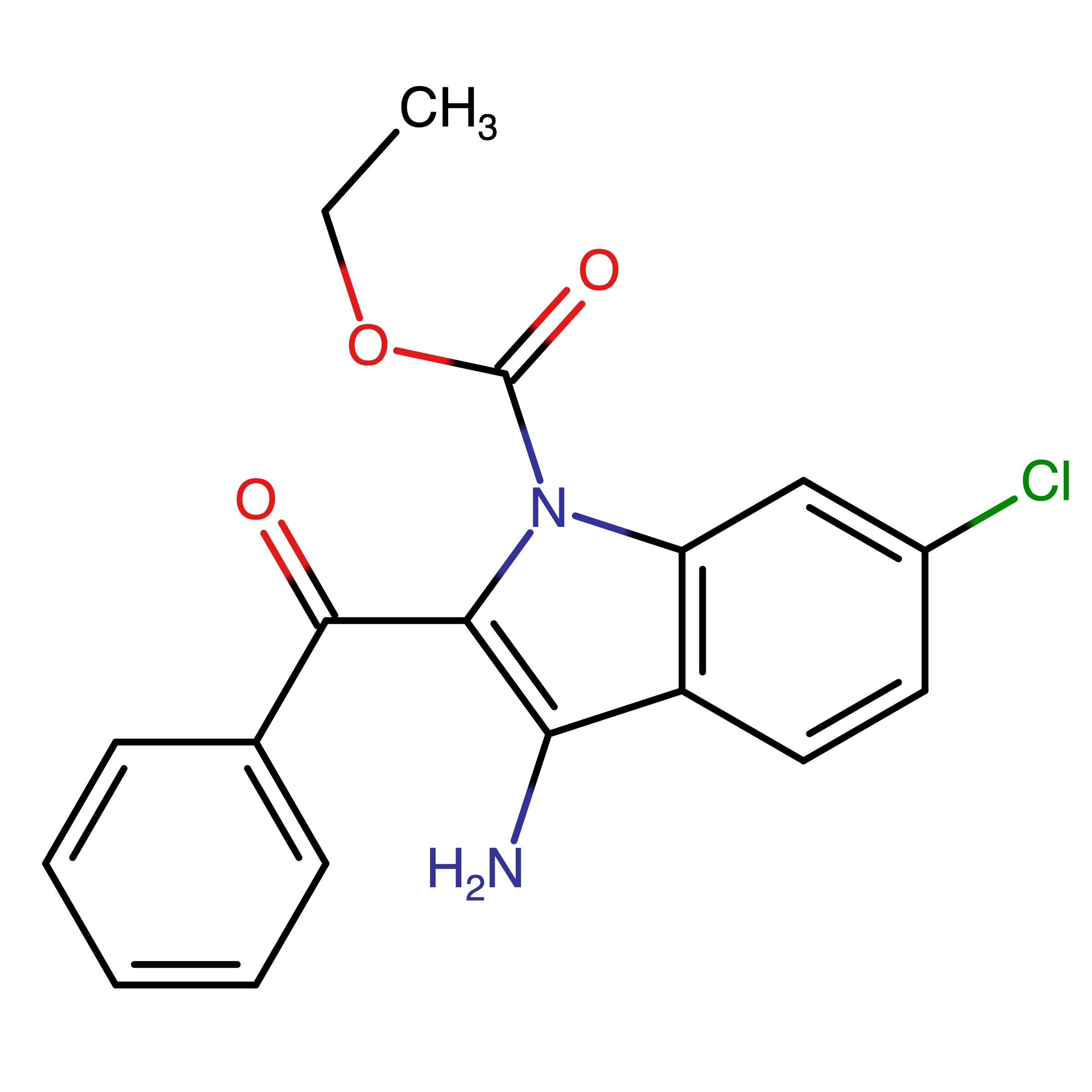 CAS RN 220269-24-9 | Ethyl 3-amino-2-benzoyl-6-chloro-1H-indole-1-carboxylate