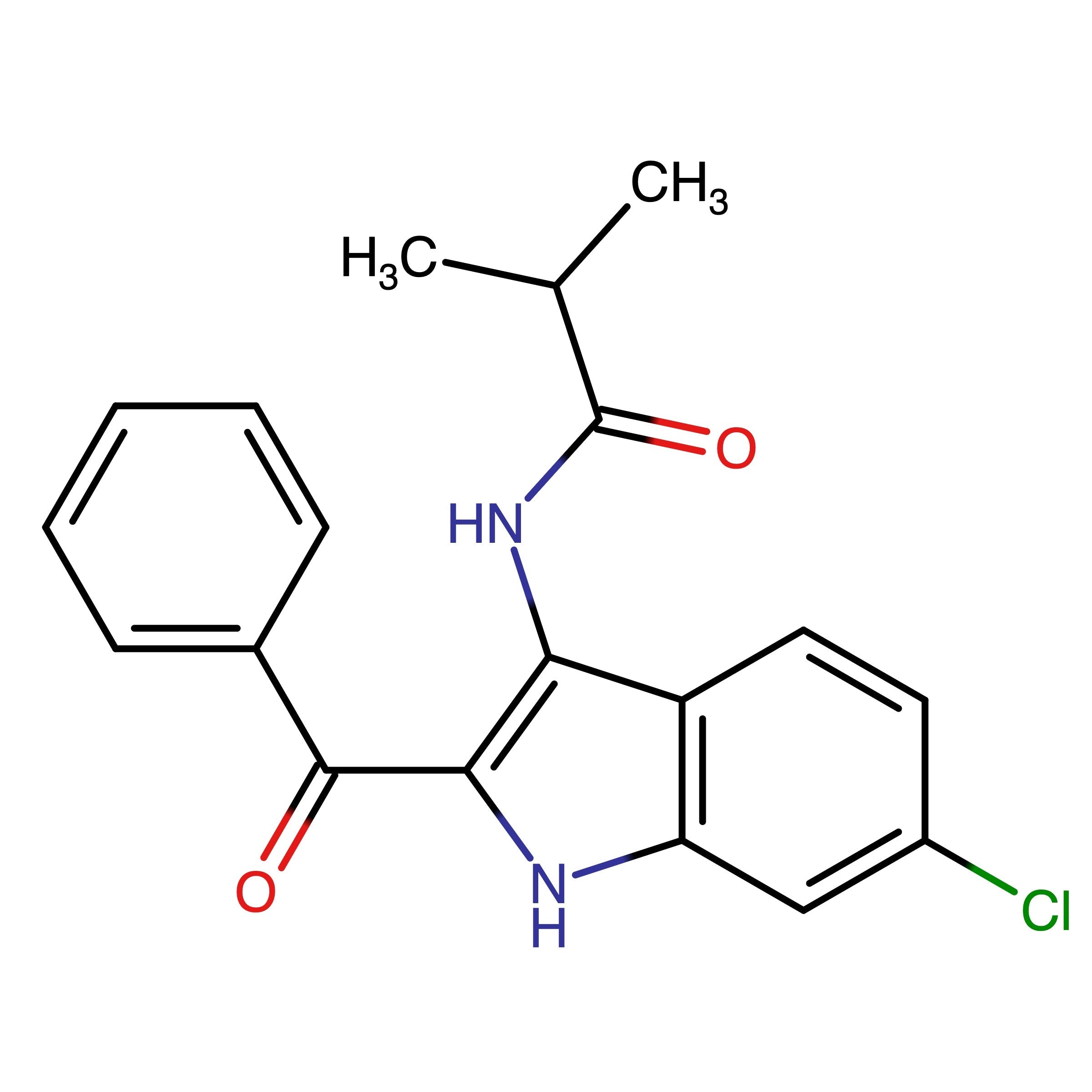 CAS RN 220265-35-0 | N-(2-Benzoyl-6-chloro-1H-indol-3-yl)isobutyramide
