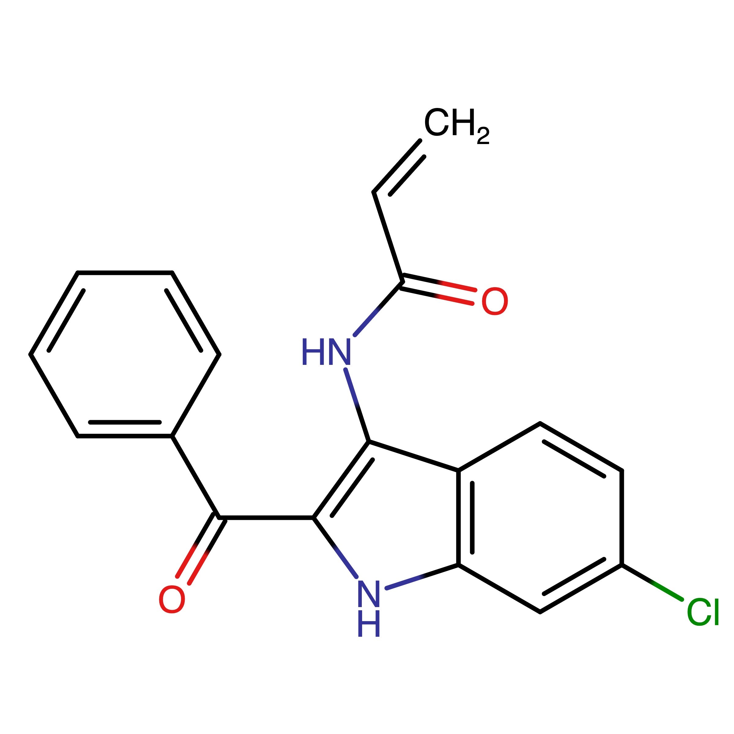 CAS RN 220265-38-3 | N-(2-Benzoyl-6-chloro-1H-indol-3-yl)acrylamide