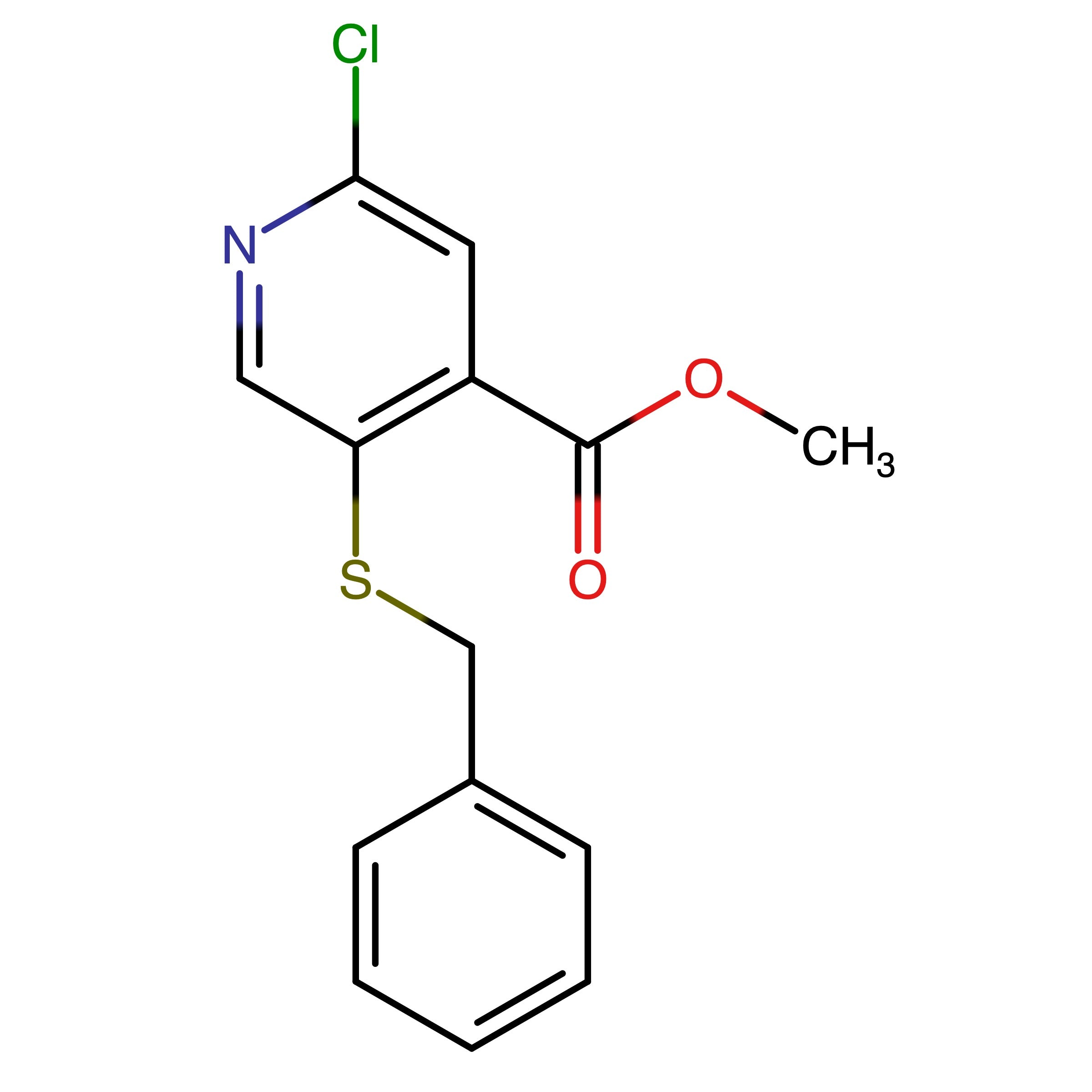 CAS RN 2639603-26-0 | Methyl 5-(benzylthio)-2-chloroisonicotinate