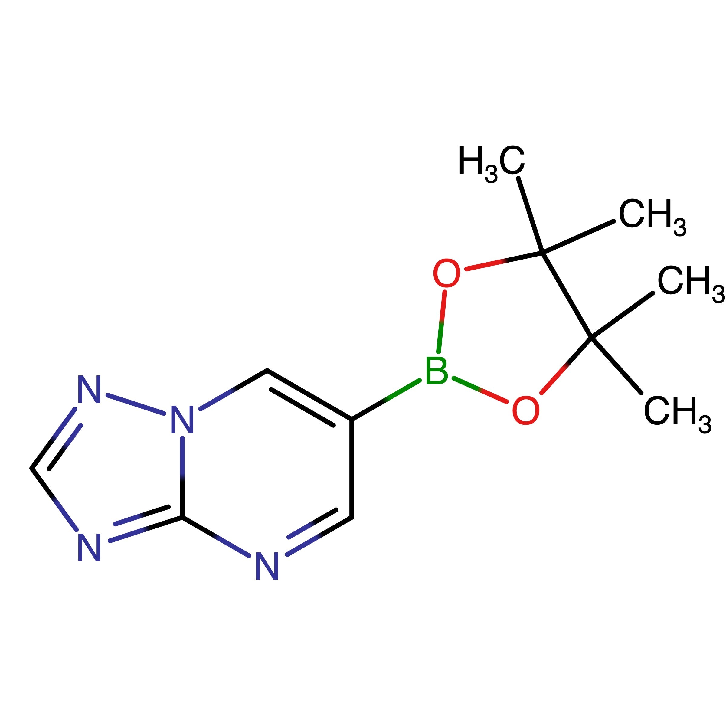 CAS RN 3053846-98-0 | 6-(4,4,5,5-Tetramethyl-1,3,2-dioxaborolan-2-yl)-[1,2,4]triazolo[1,5-a]pyrimidine