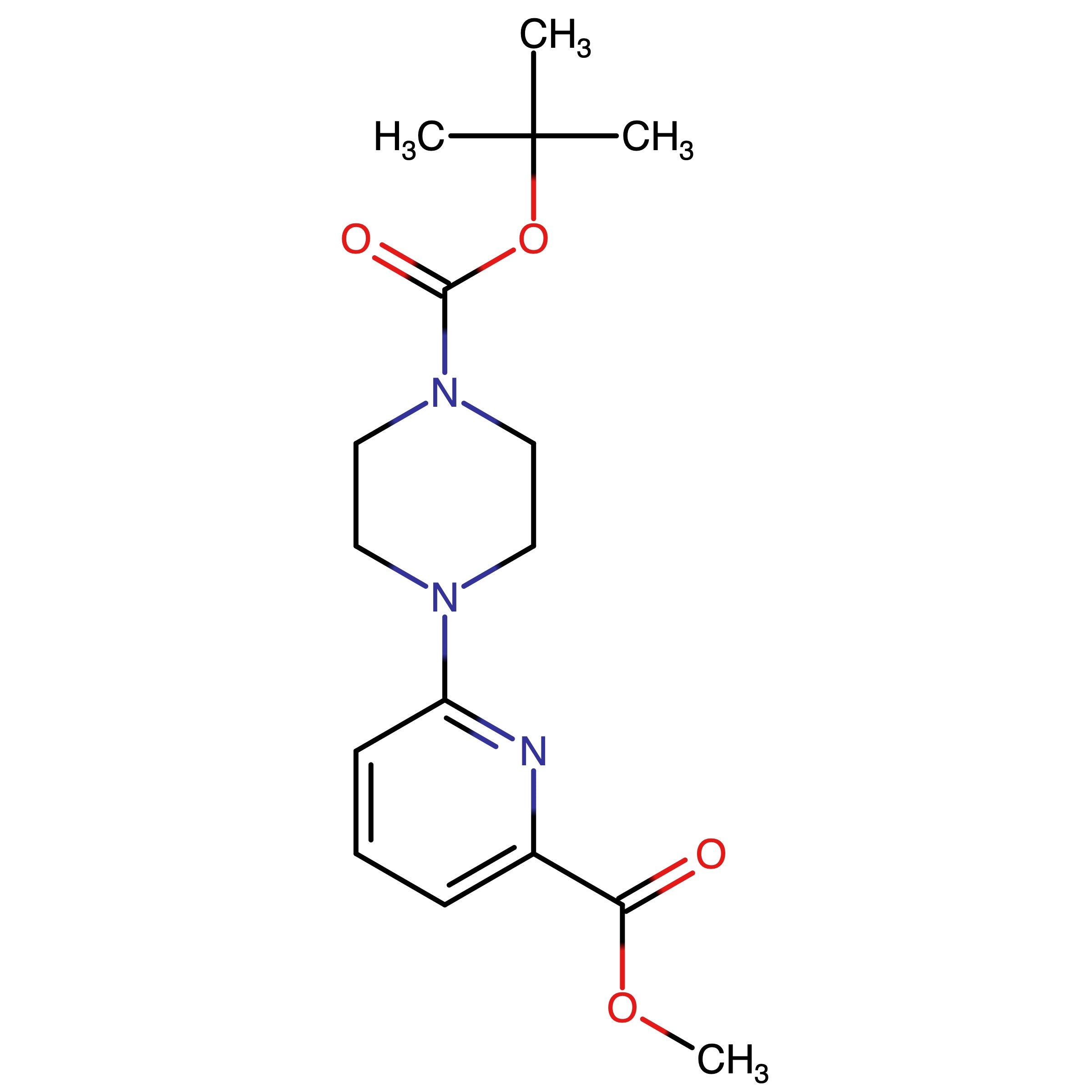 CAS RN 2940955-50-8 | tert-Butyl 4-(6-(methoxycarbonyl)pyridin-2-yl)piperazine-1-carboxylate