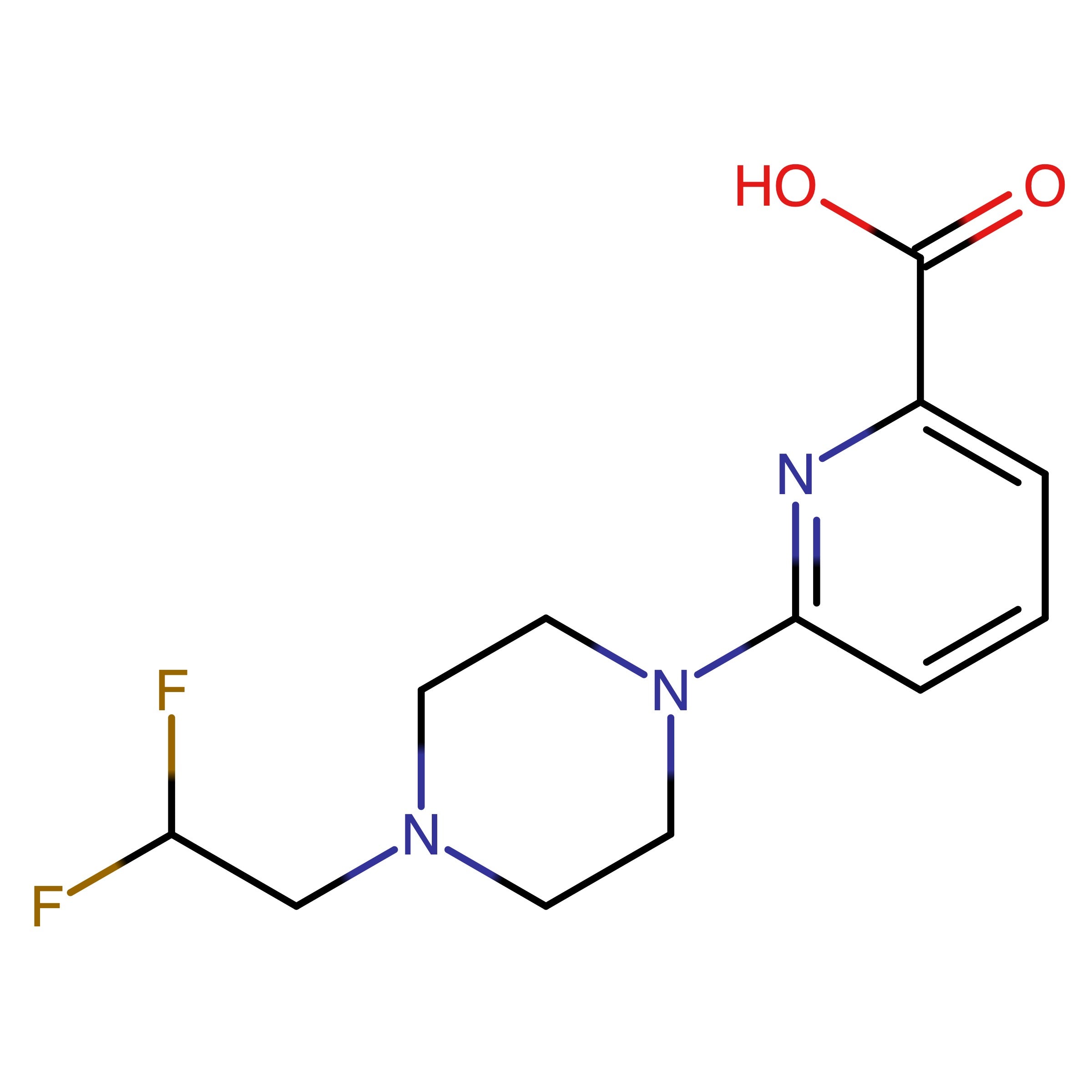 CAS RN 3053847-81-4 | 6-(4-(2,2-Difluoroethyl)piperazin-1-yl)picolinic acid