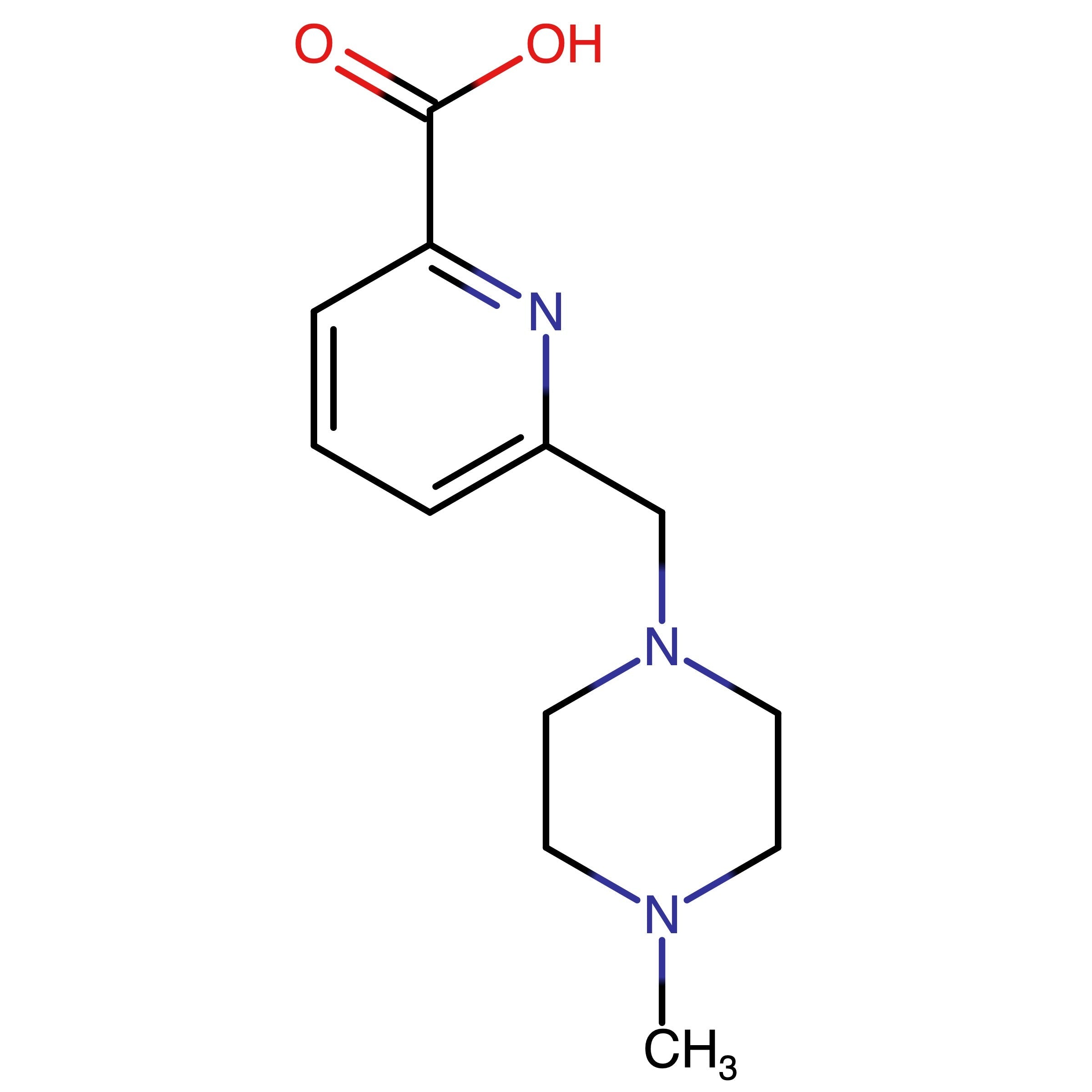CAS RN 1055927-07-5 | 6-((4-Methylpiperazin-1-yl)methyl)picolinic acid