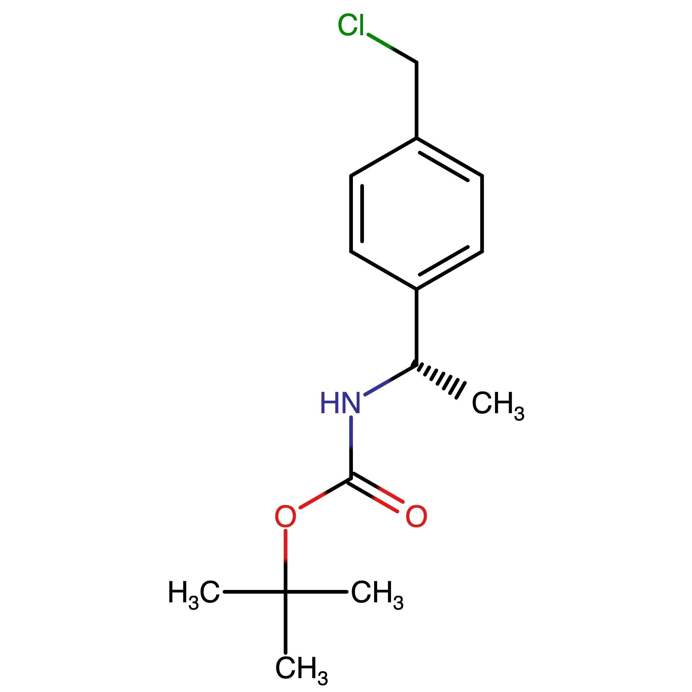 CAS RN 1429181-27-0 | tert-Butyl (S)-(1-(4-(chloromethyl)phenyl)ethyl)carbamate