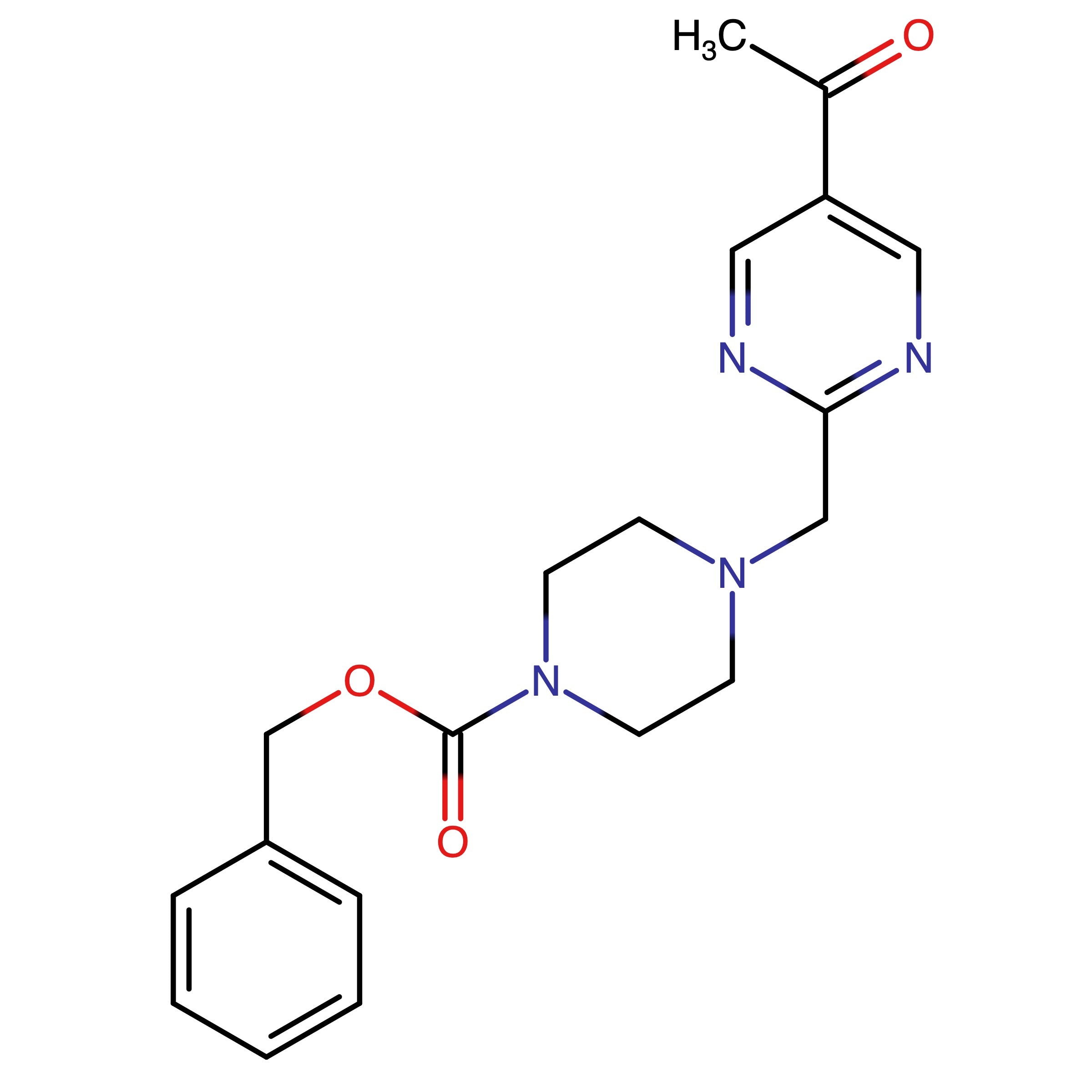 CAS RN 2230915-93-0 | Benzyl 4-((5-acetylpyrimidin-2-yl)methyl)piperazine-1-carboxylate