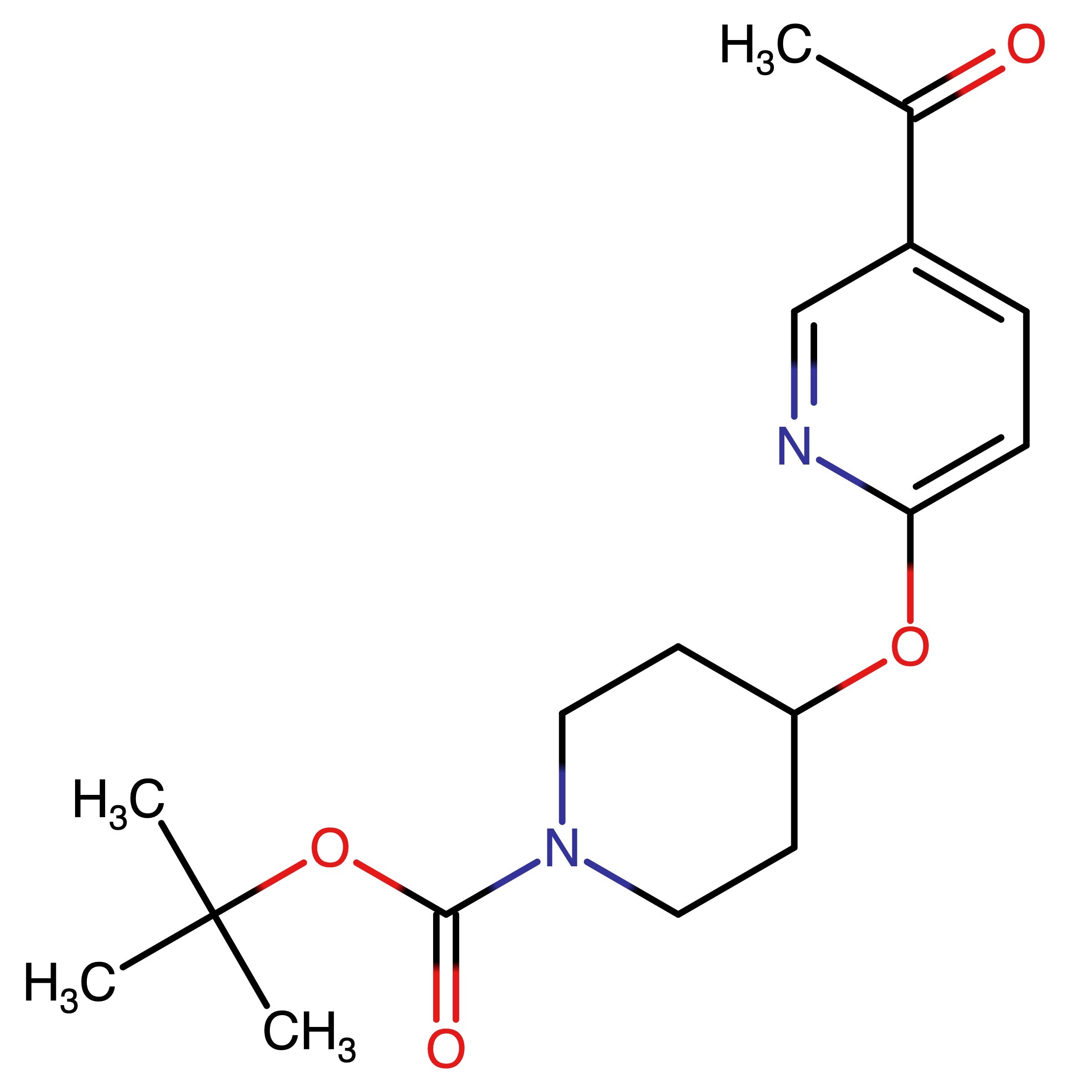 CAS RN 1005402-69-6 | tert-Butyl 4-((5-acetylpyridin-2-yl)oxy)piperidine-1-carboxylate