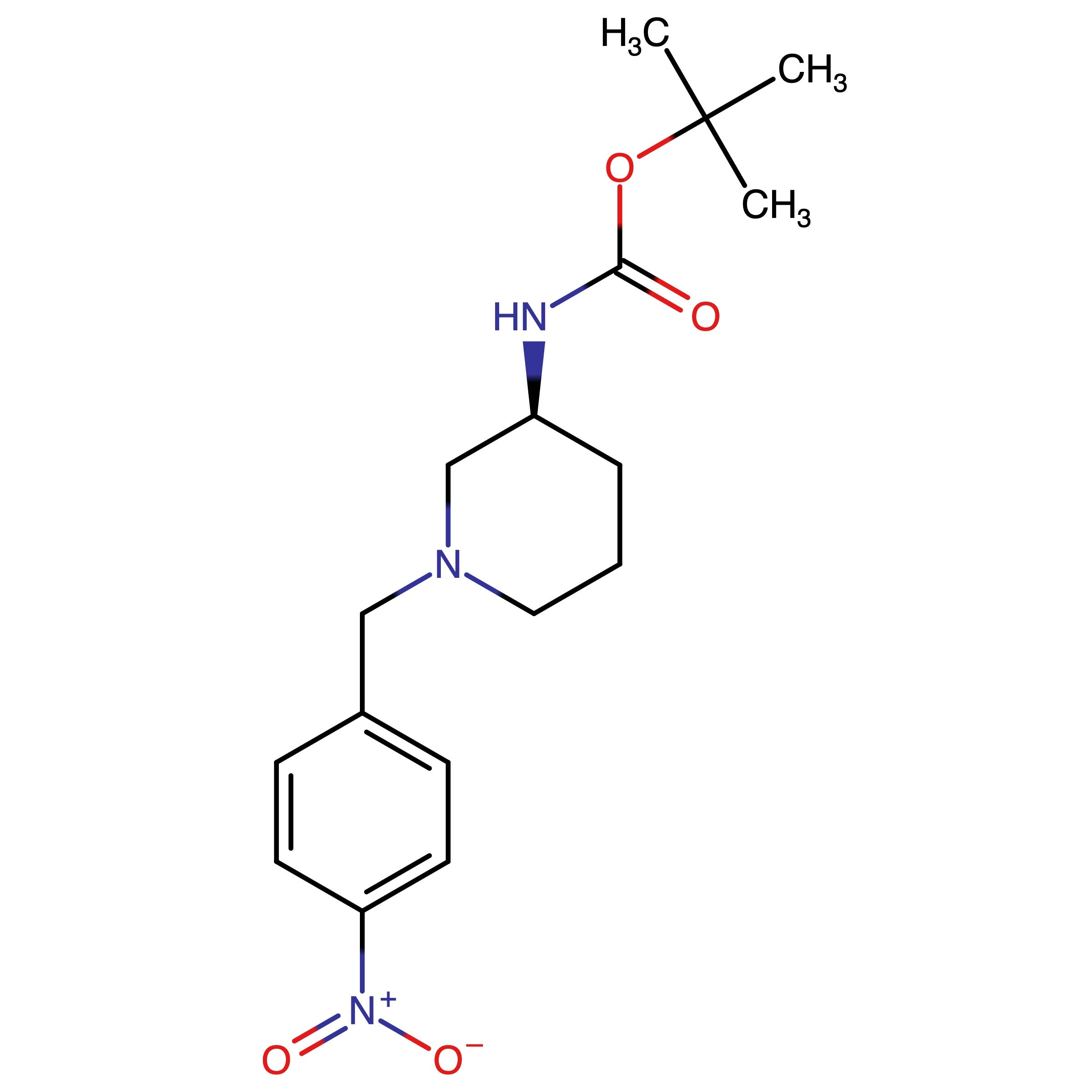 CAS RN 2230916-01-3 | tert-Butyl (S)-(1-(4-nitrobenzyl)piperidin-3-yl)carbamate