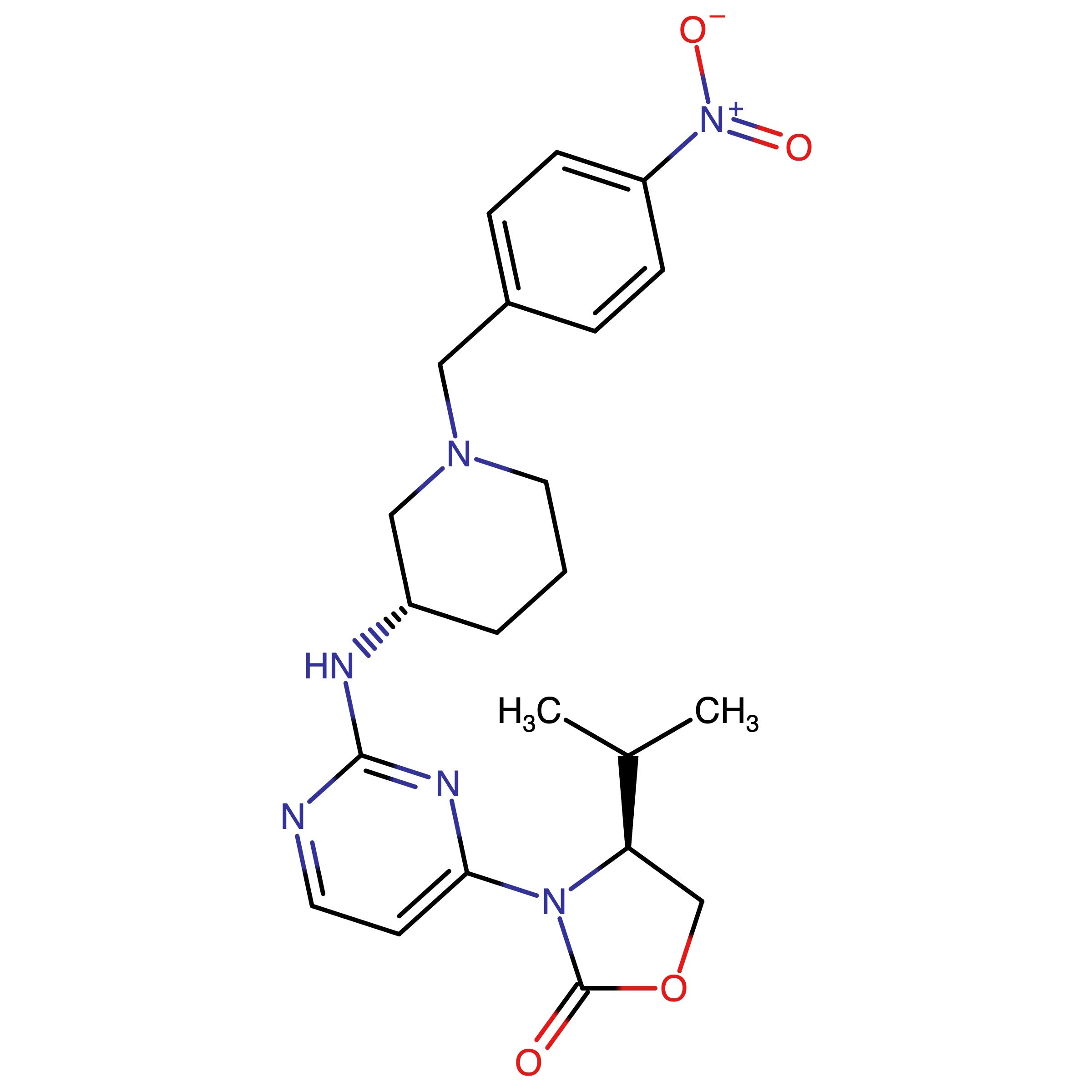 CAS RN 2230916-02-4 | (S)-4-Isopropyl-3-(2-(((S)-1-(4-nitrobenzyl)piperidin-3-yl)amino)pyrimidin-4-yl)oxazolidin-2-one