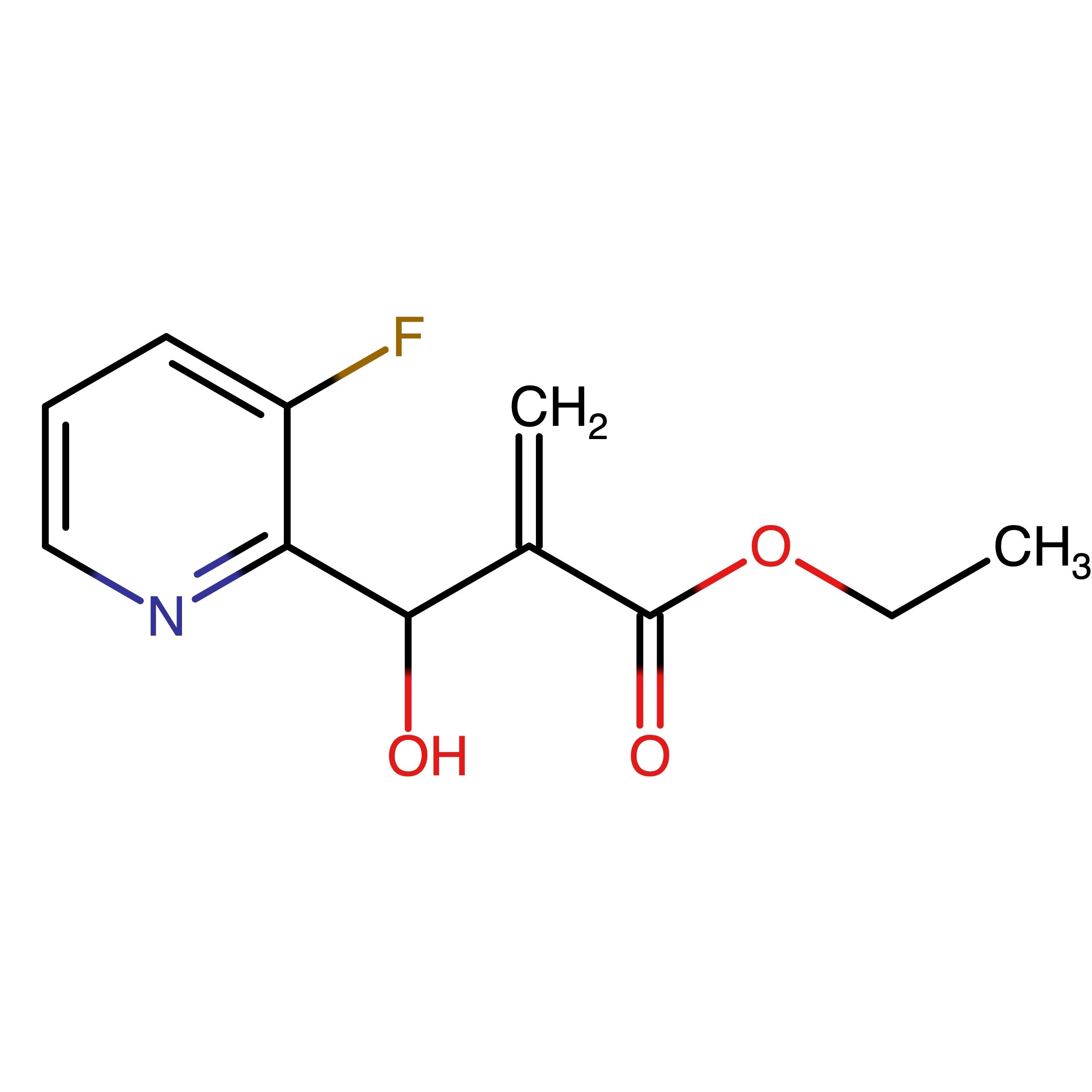 CAS RN 1843190-60-2 | Ethyl 2-((3-fluoropyridin-2-yl)(hydroxy)methyl)acrylate