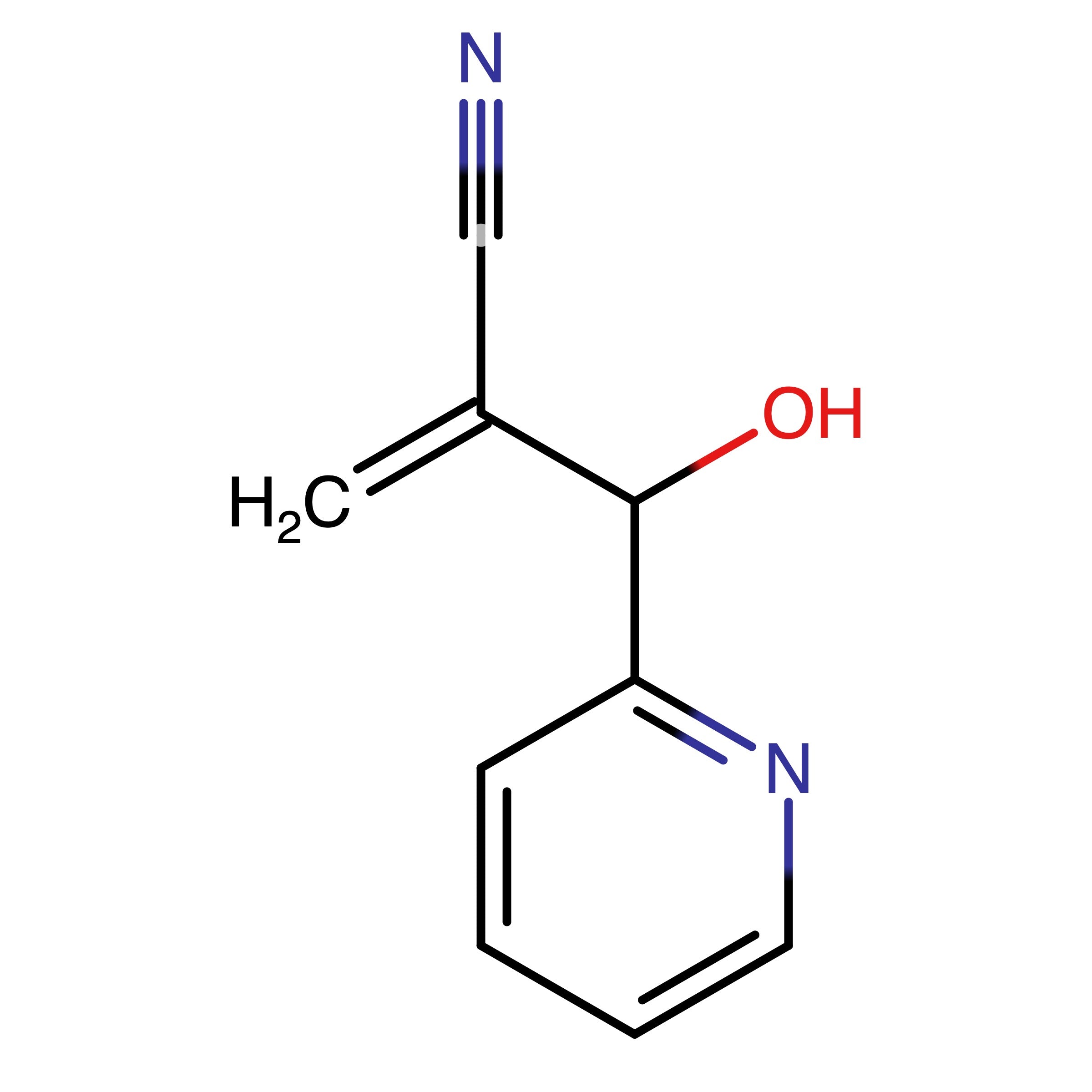 CAS RN 153274-57-8 | 2-(Hydroxy(pyridin-2-yl)methyl)acrylonitrile