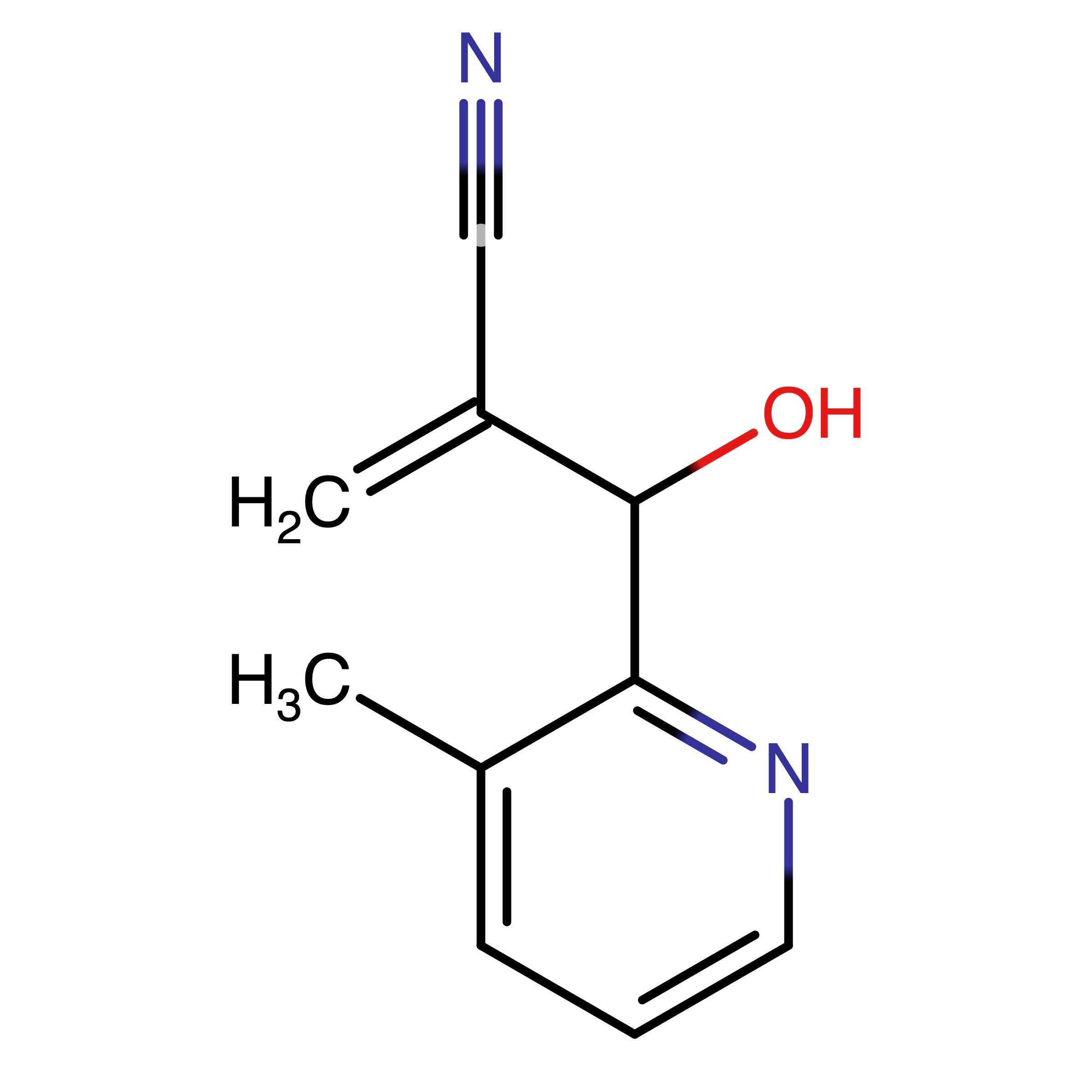CAS RN 1843190-64-6 | 2-Hydroxy(3-methylpyridin-2-yl)methyl)acrylonitrile