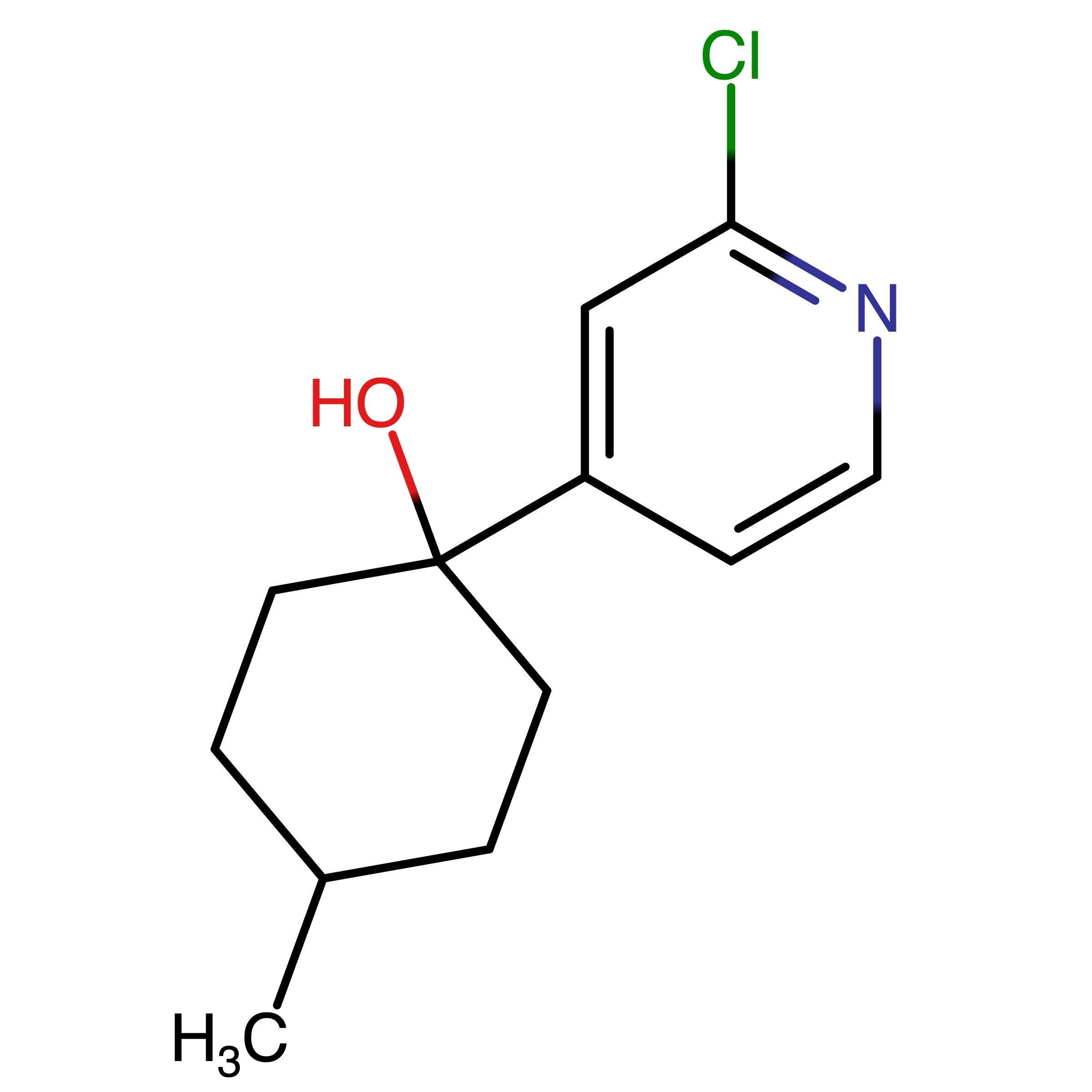 CAS RN 1609947-69-4 | 1-(2-Chloropyridin-4-yl)-4-methylcyclohexan-1-ol