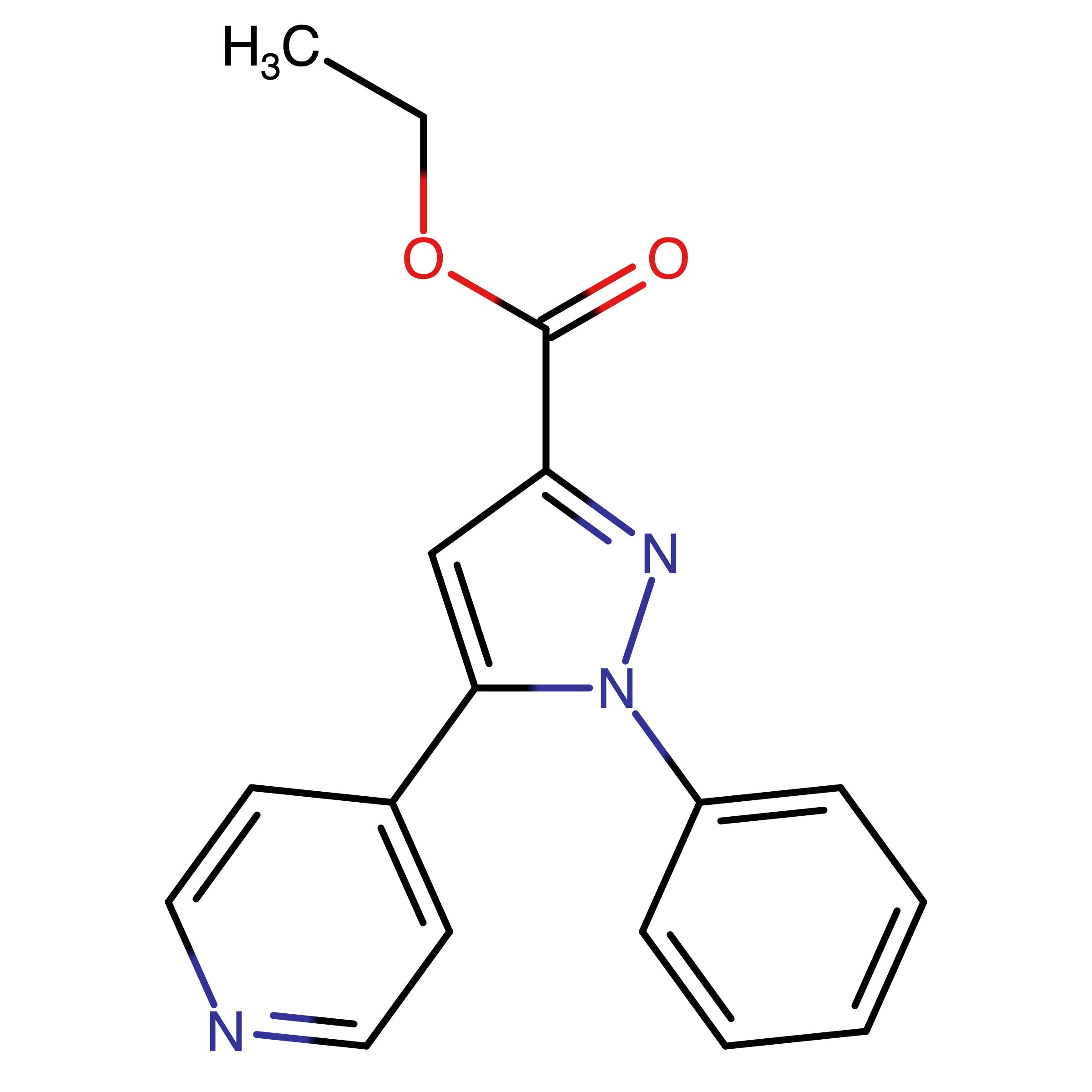 CAS RN 1801240-37-8 | Ethyl 1-phenyl-5-(pyridin-4-yl)-1H-pyrazole-3-carboxylate