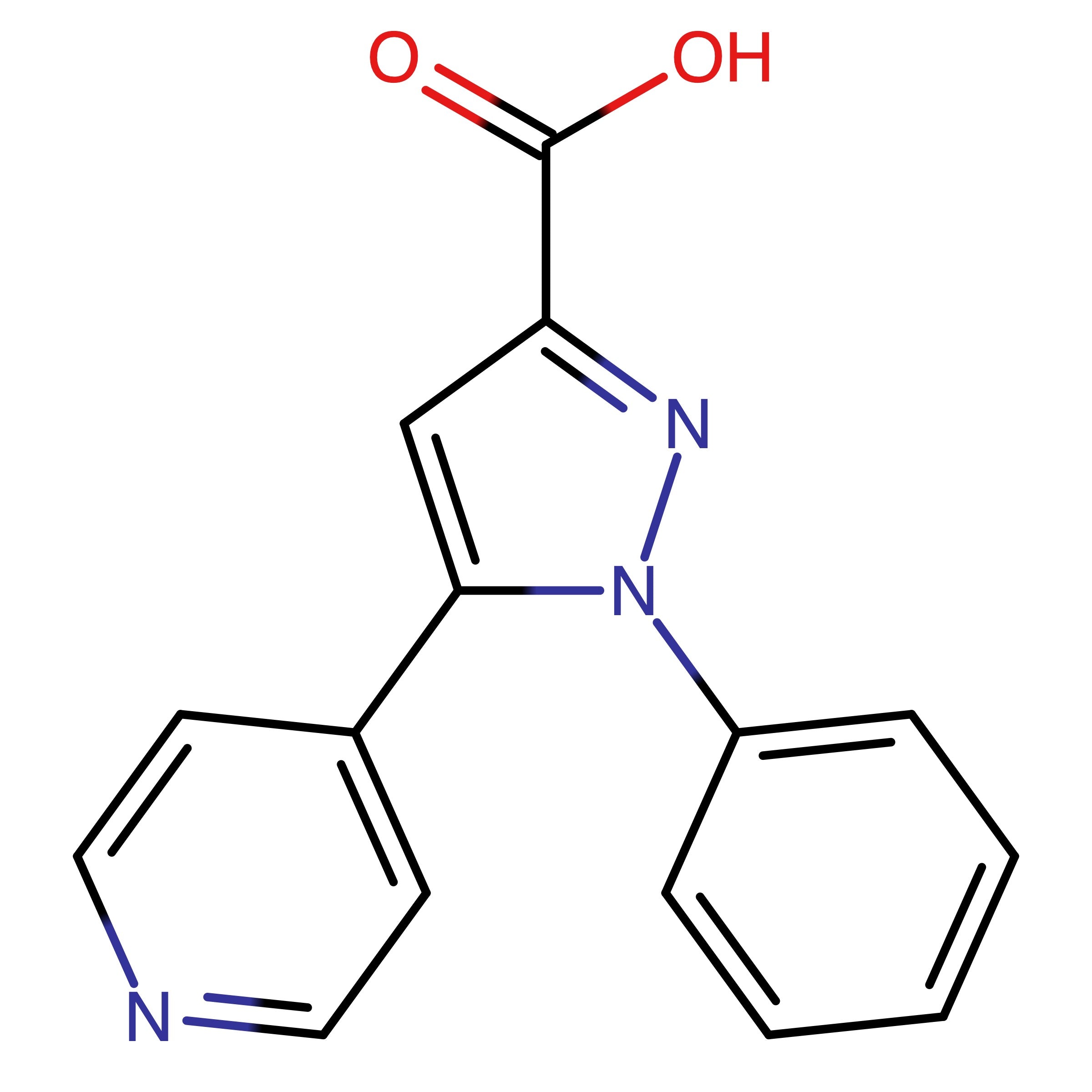 CAS RN 144252-14-2 | 1-Phenyl-5-(pyridin-4-yl)-1H-pyrazole-3-carboxylic acid