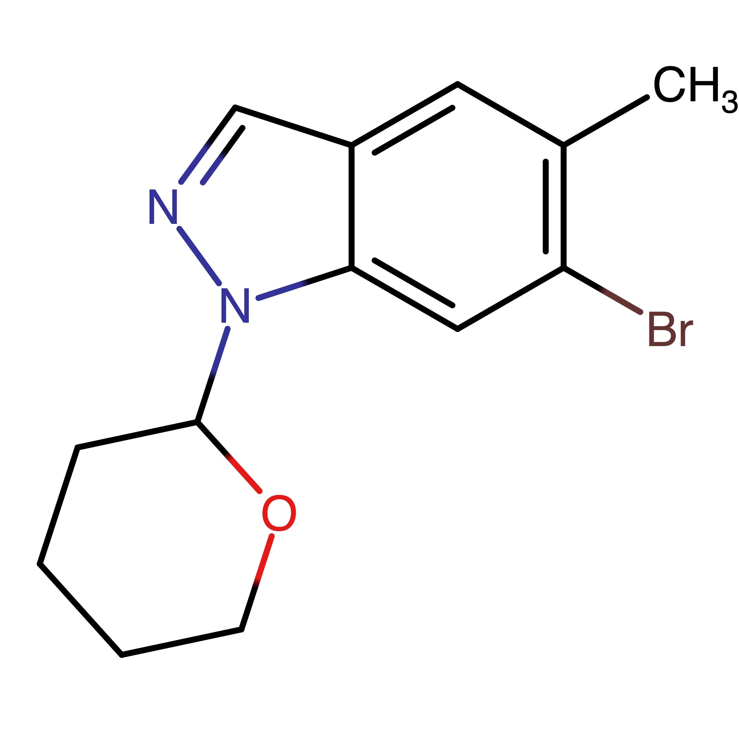 CAS RN 2072803-89-3 | 6-Bromo-5-methyl-1-(tetrahydro-2H-pyran-2-yl)-1H-indazole